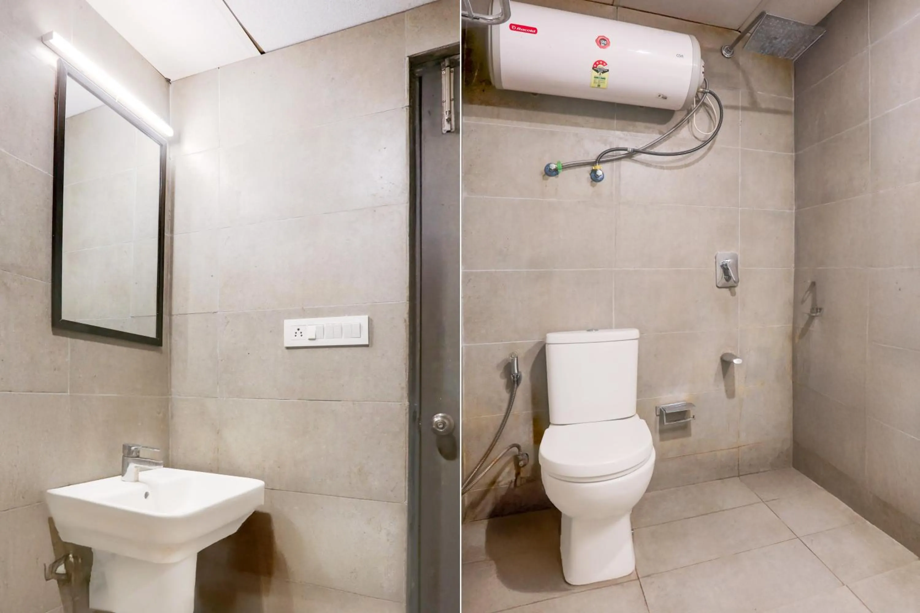 Bathroom in Super Townhouse Prayagraj Near Railway Station Formerly Santosh Palace
