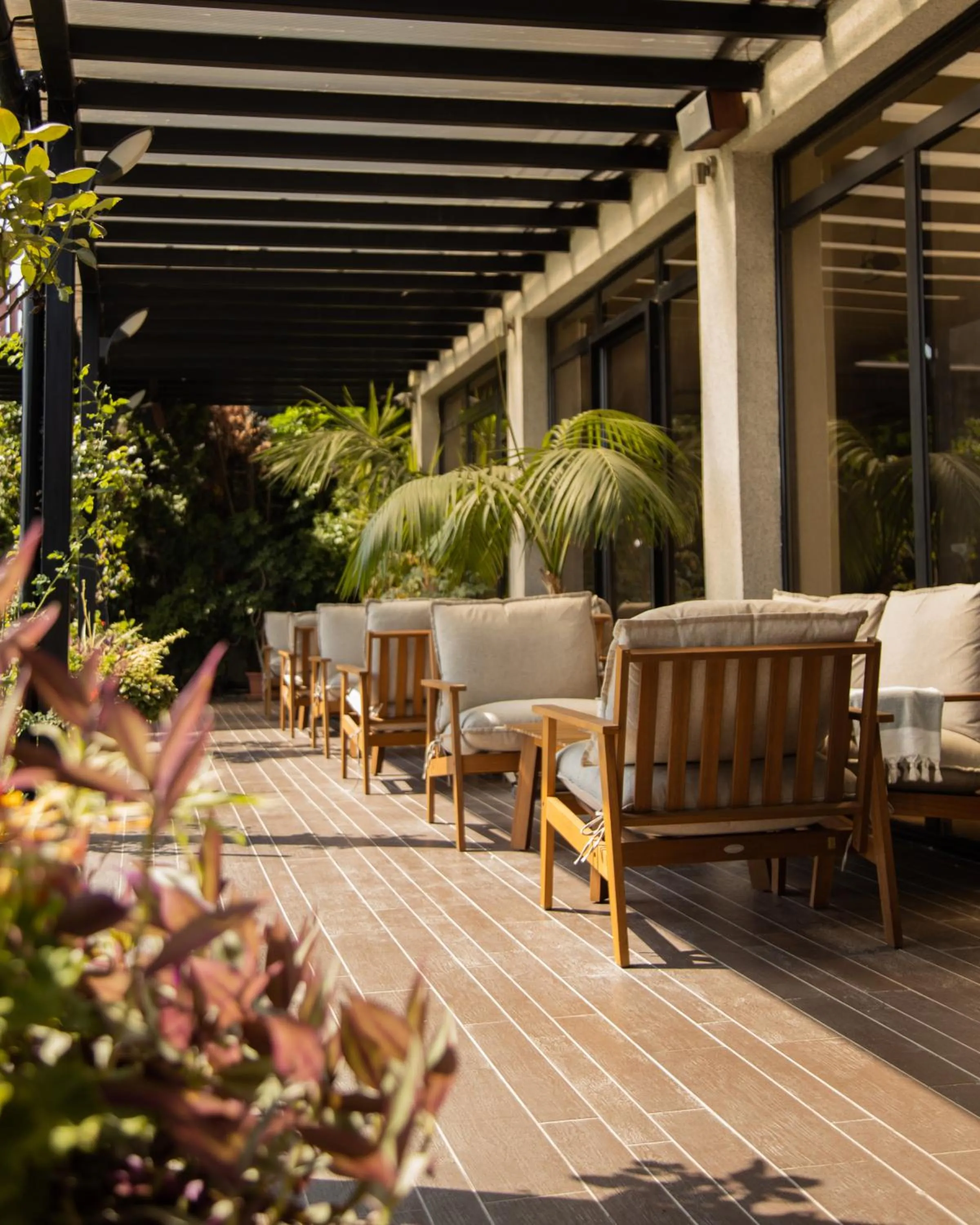 Garden in Guest House Panorama Aqualux with Free Parking