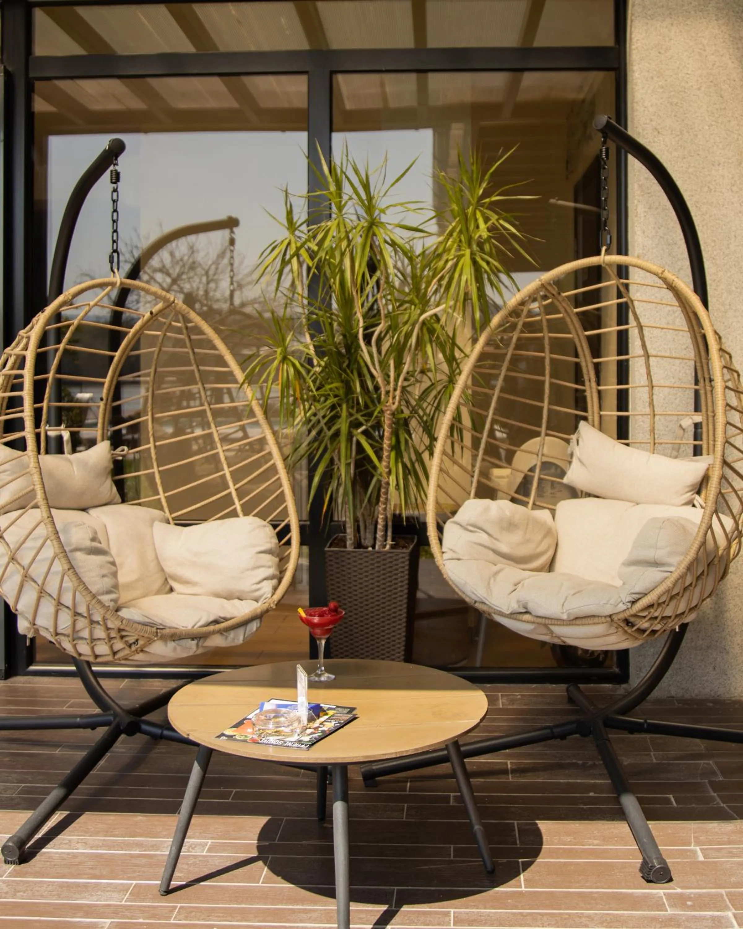 Seating area in Guest House Panorama Aqualux with Free Parking