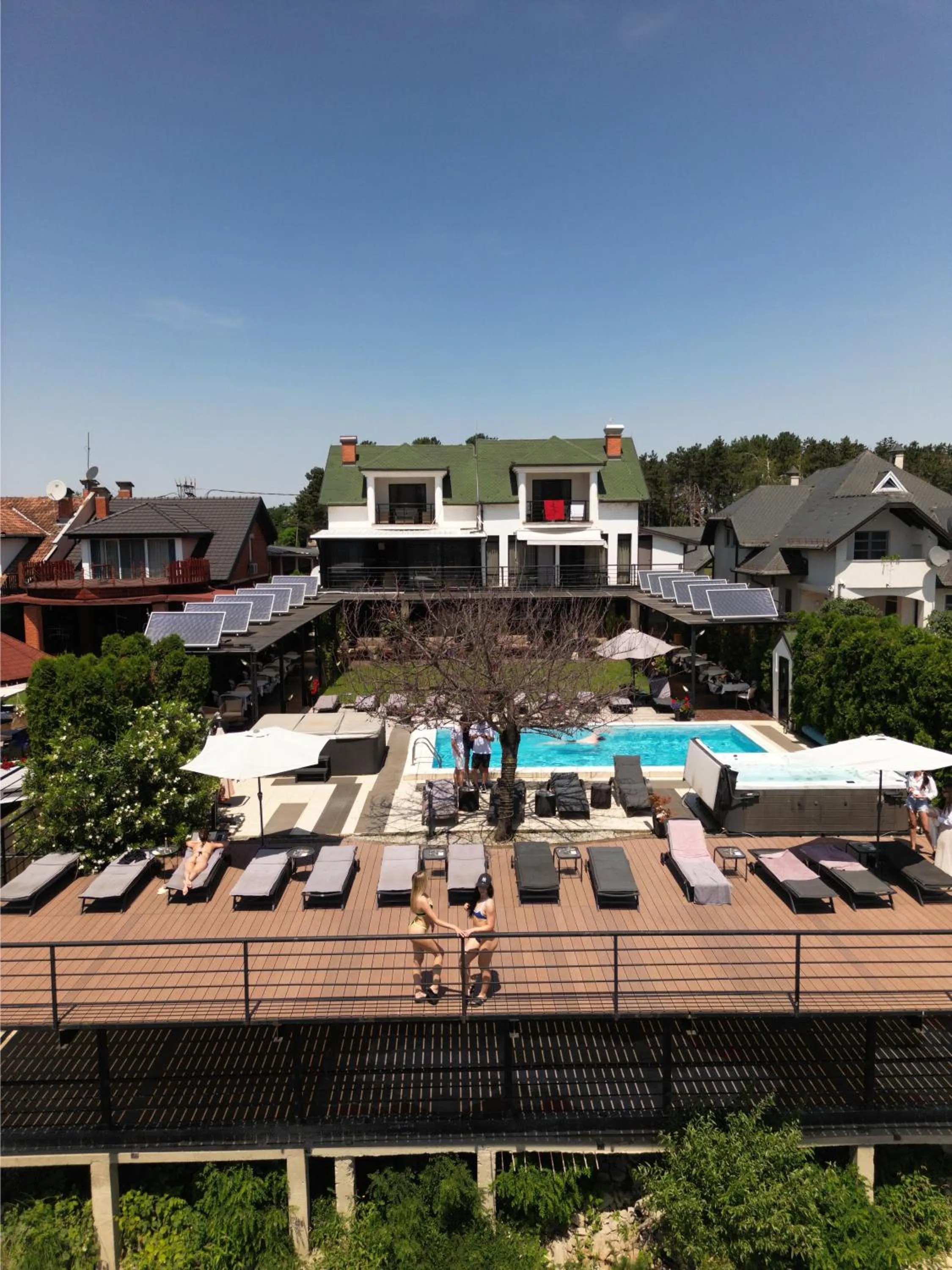 Property building in Guest House Panorama Aqualux with Free Parking