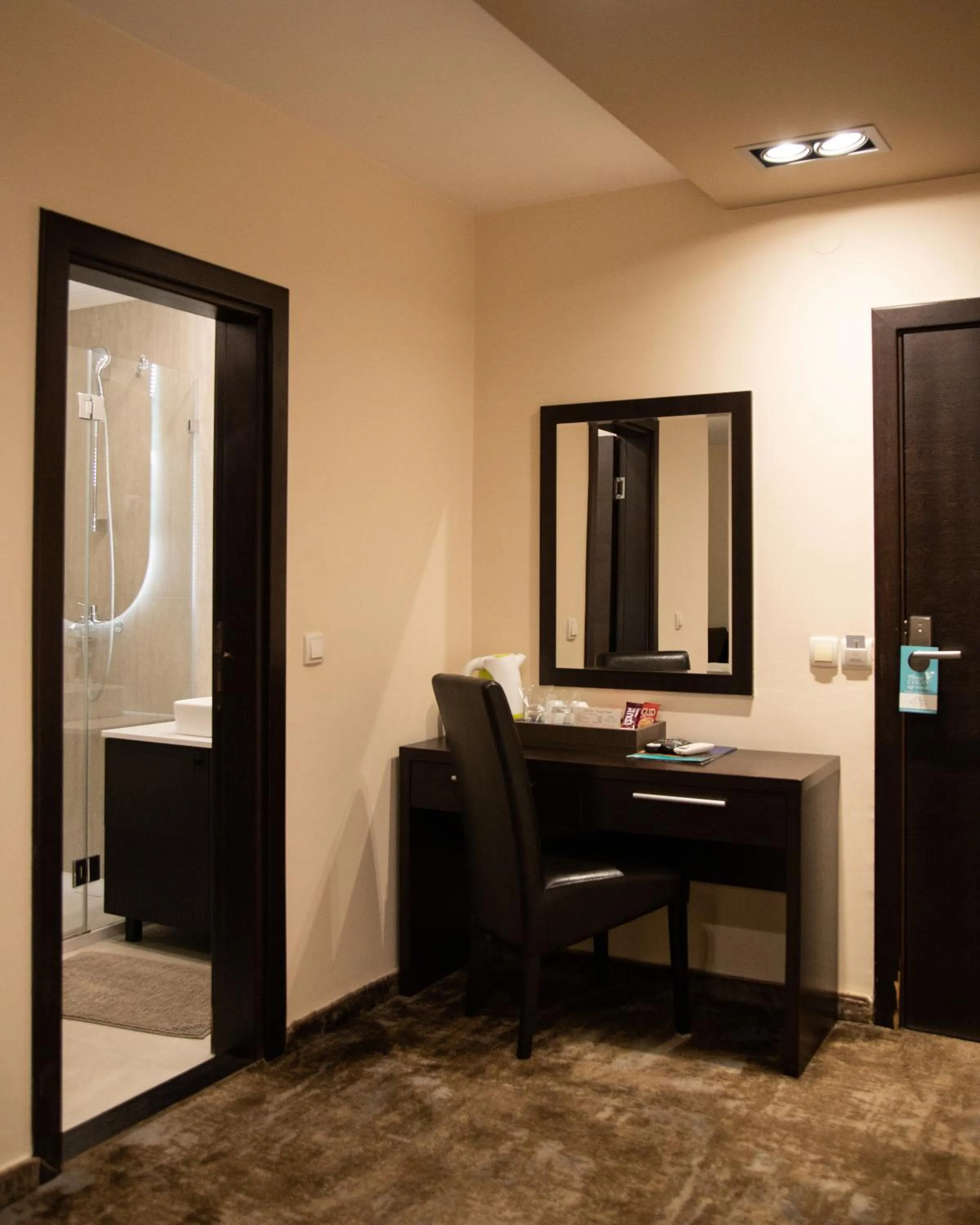 Seating area in Guest House Panorama Aqualux with Free Parking