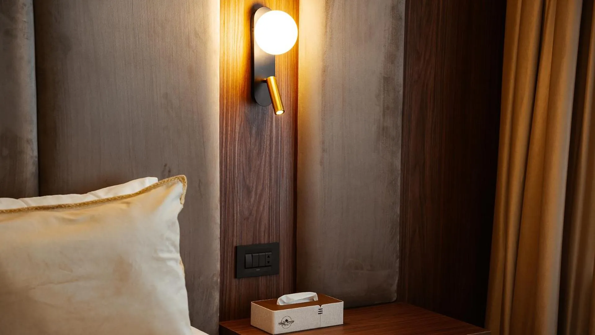 Photo of the whole room, Bed in White Breeze Hotel