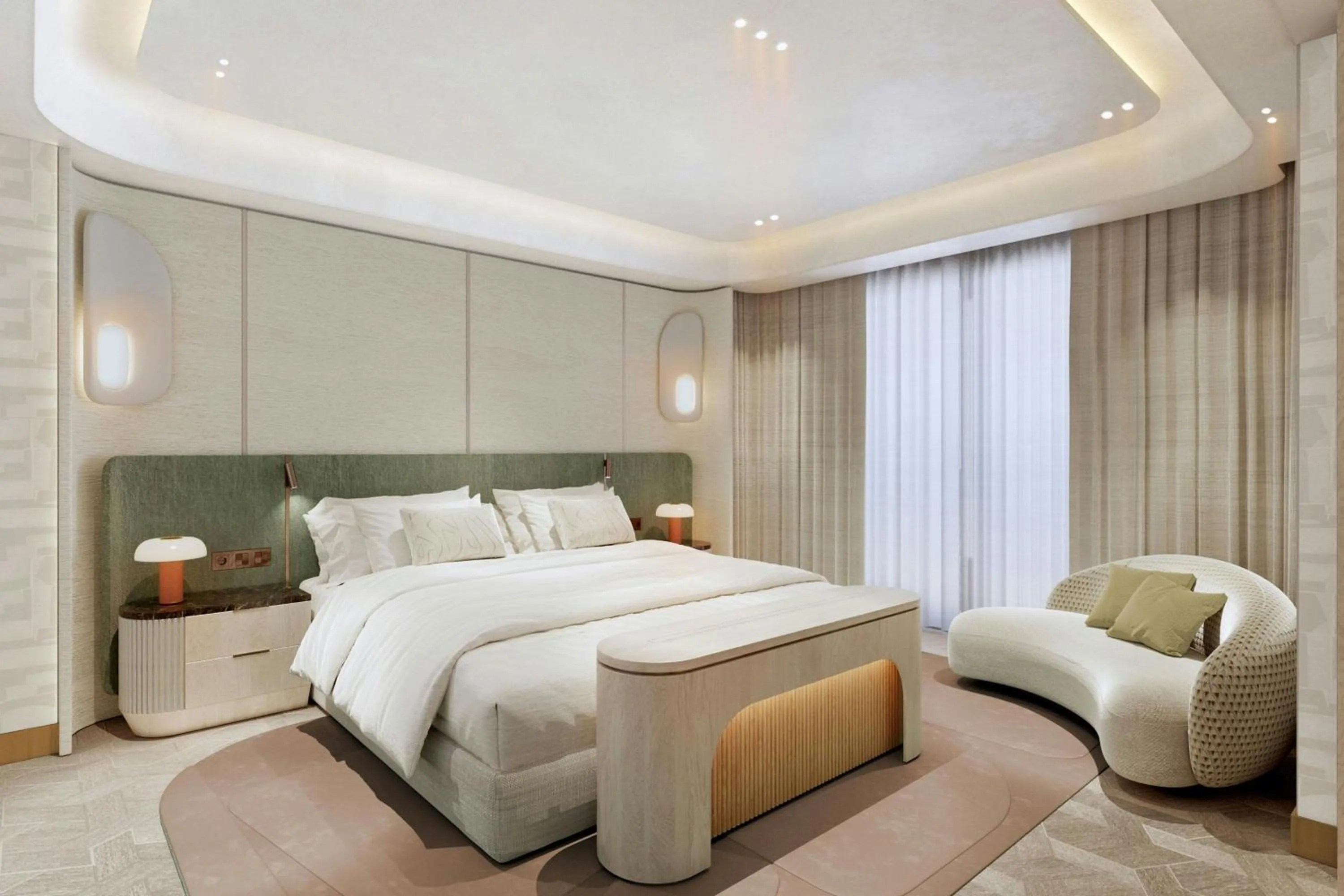 Bedroom, Bed in The Landmark Nicosia, Autograph Collection