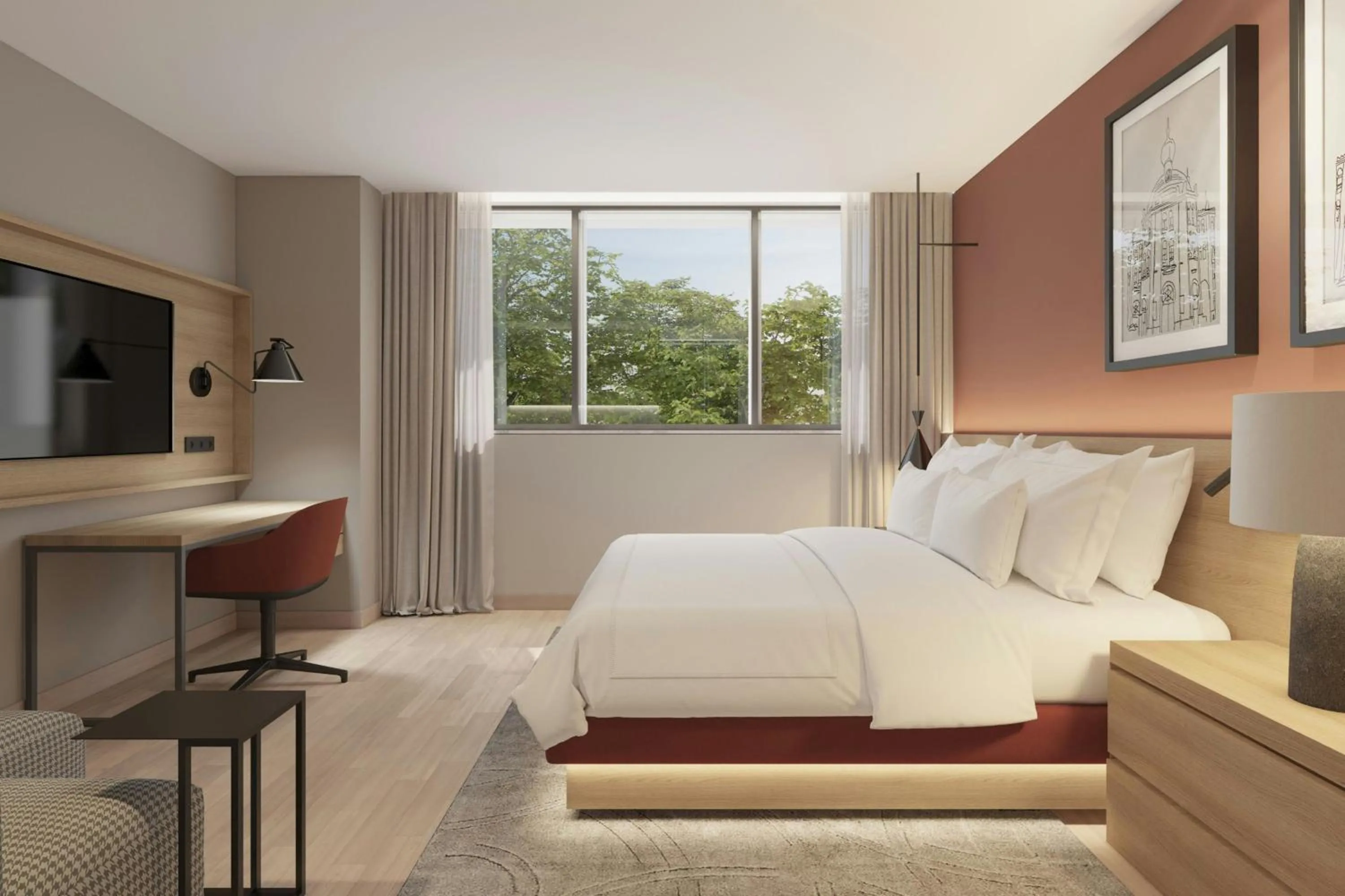 Bedroom, Bed in Residence Inn by Marriott Lisbon
