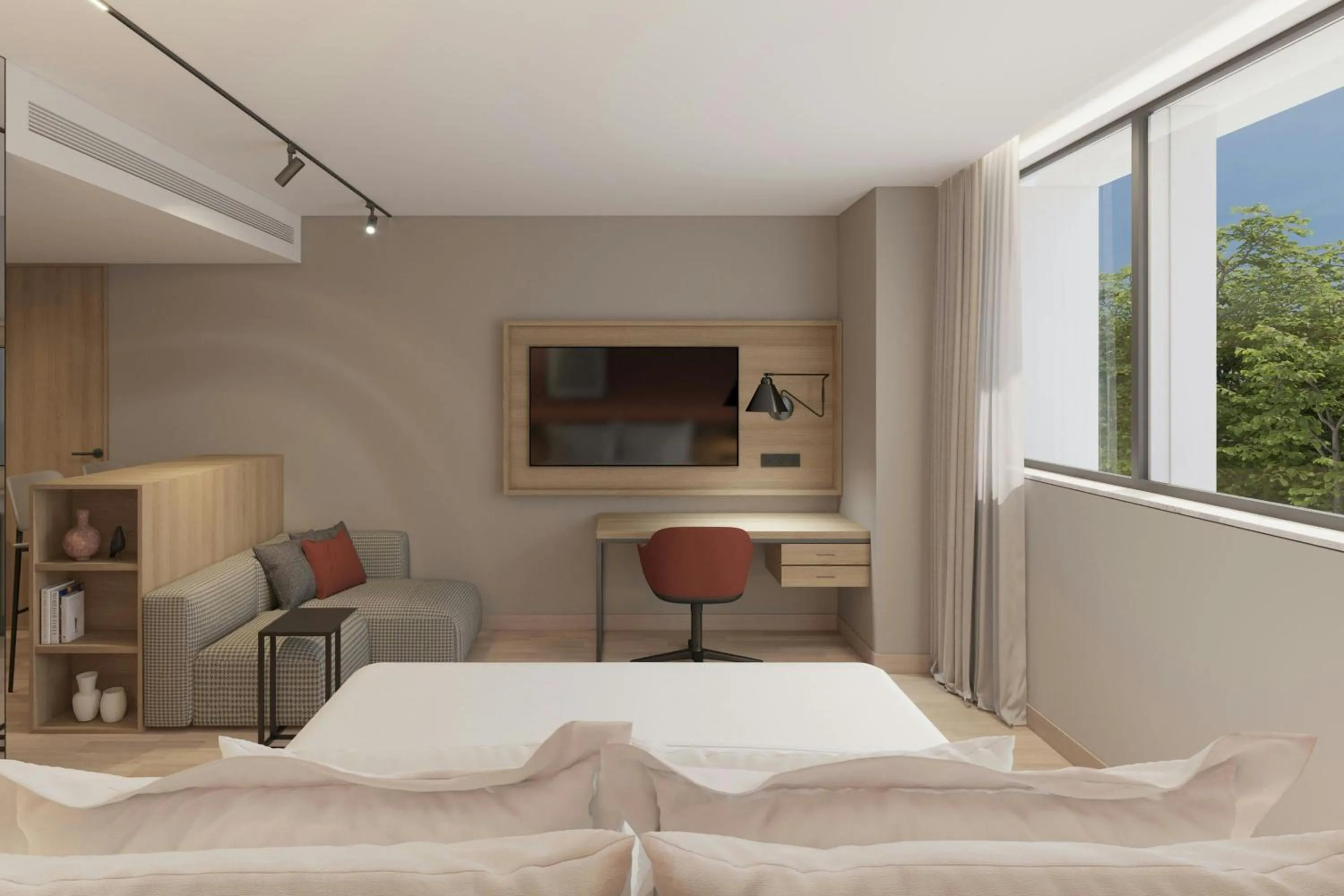 Bedroom, Bed in Residence Inn by Marriott Lisbon