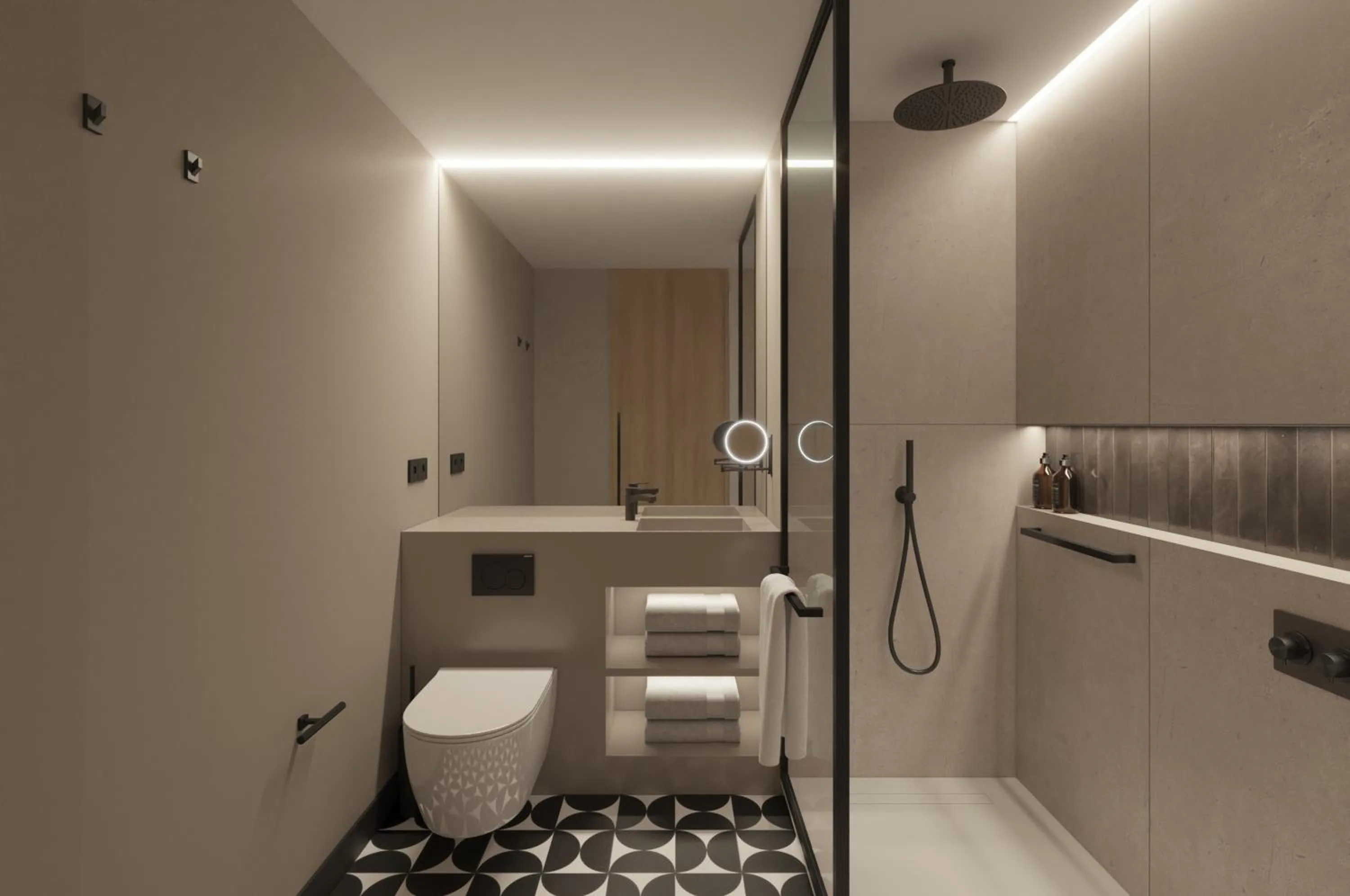 Bathroom in Residence Inn by Marriott Lisbon