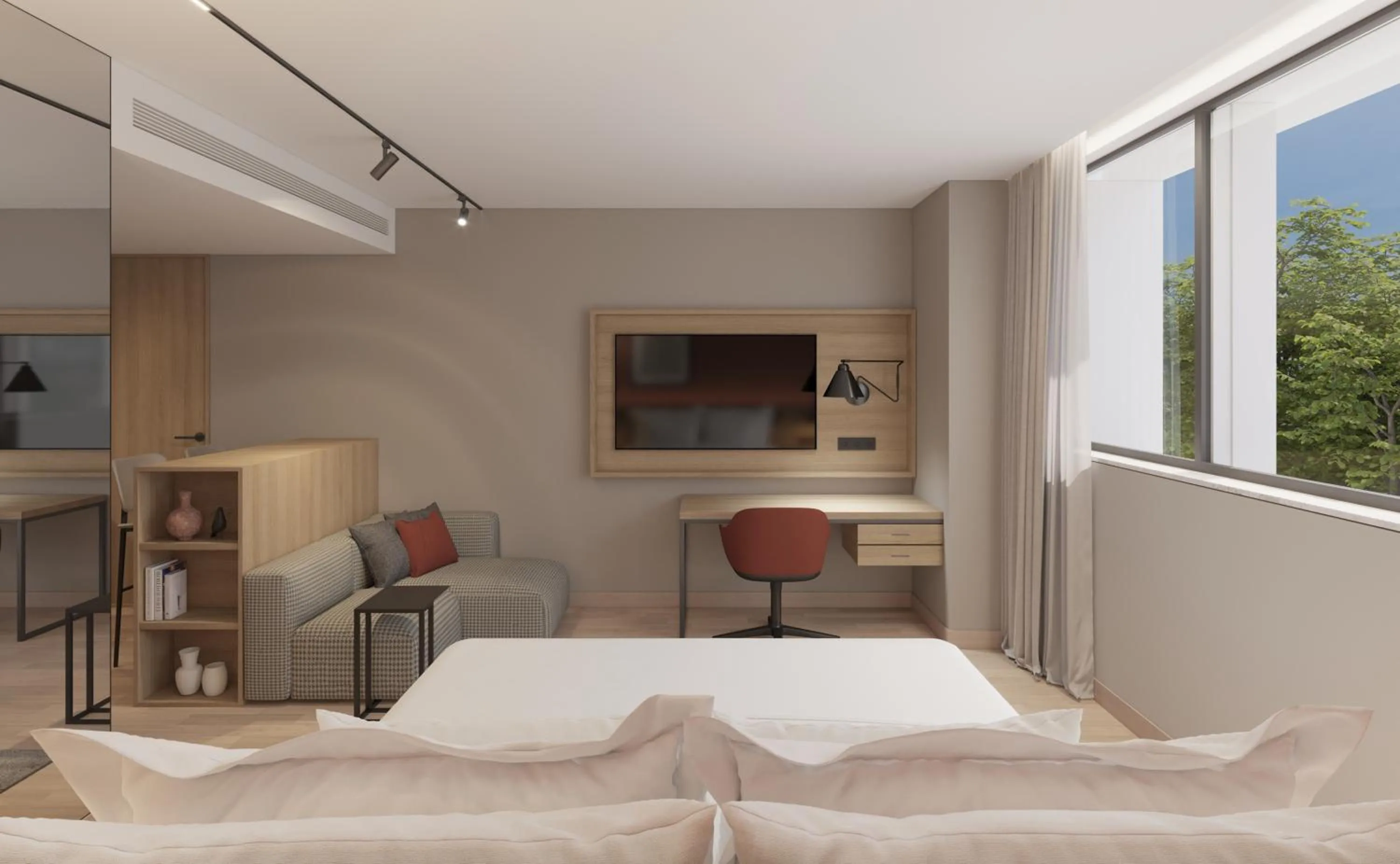 Bedroom, Bed in Residence Inn by Marriott Lisbon