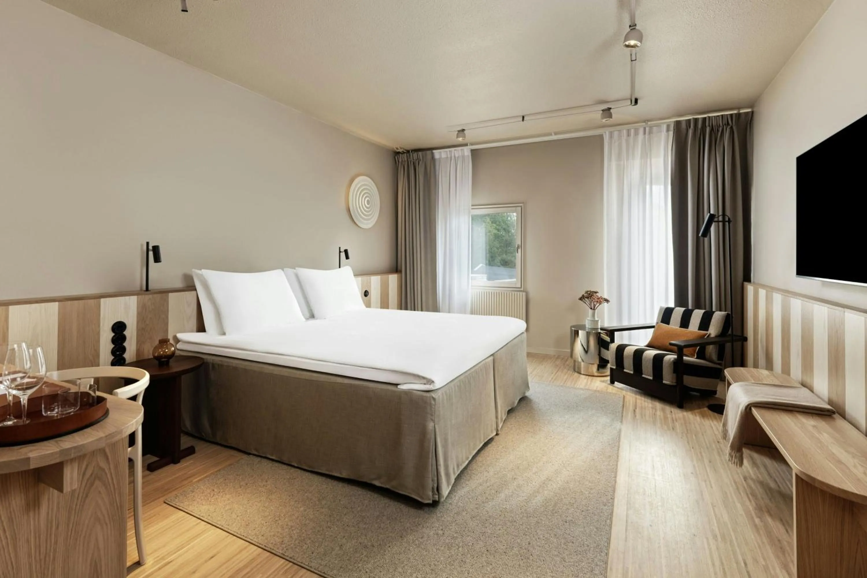 Photo of the whole room, Bed in Hagastrand, Autograph Collection