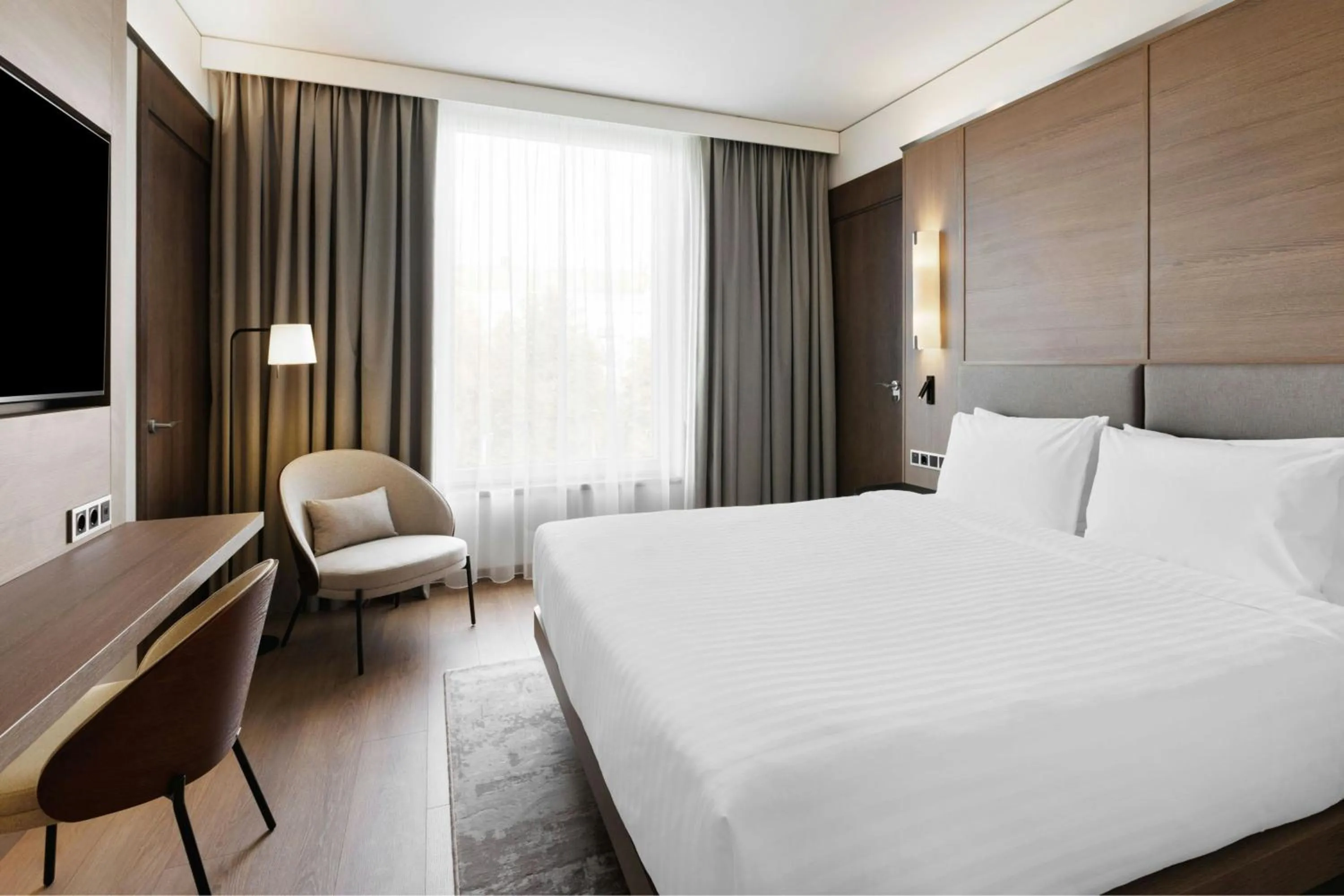 Photo of the whole room, Bed in AC Hotel by Marriott Vilnius