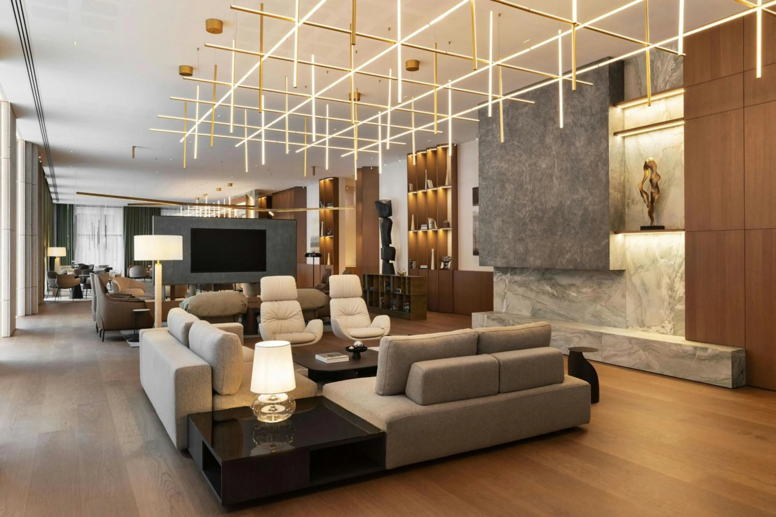 Lounge or bar in AC Hotel by Marriott Vilnius