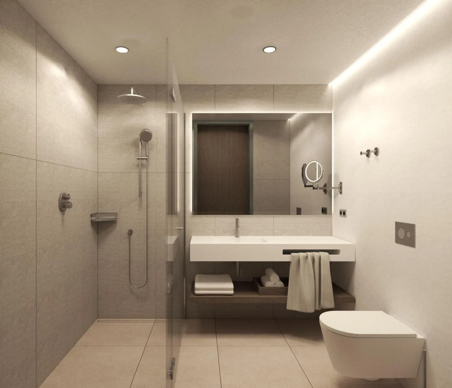 Shower in AC Hotel by Marriott Vilnius