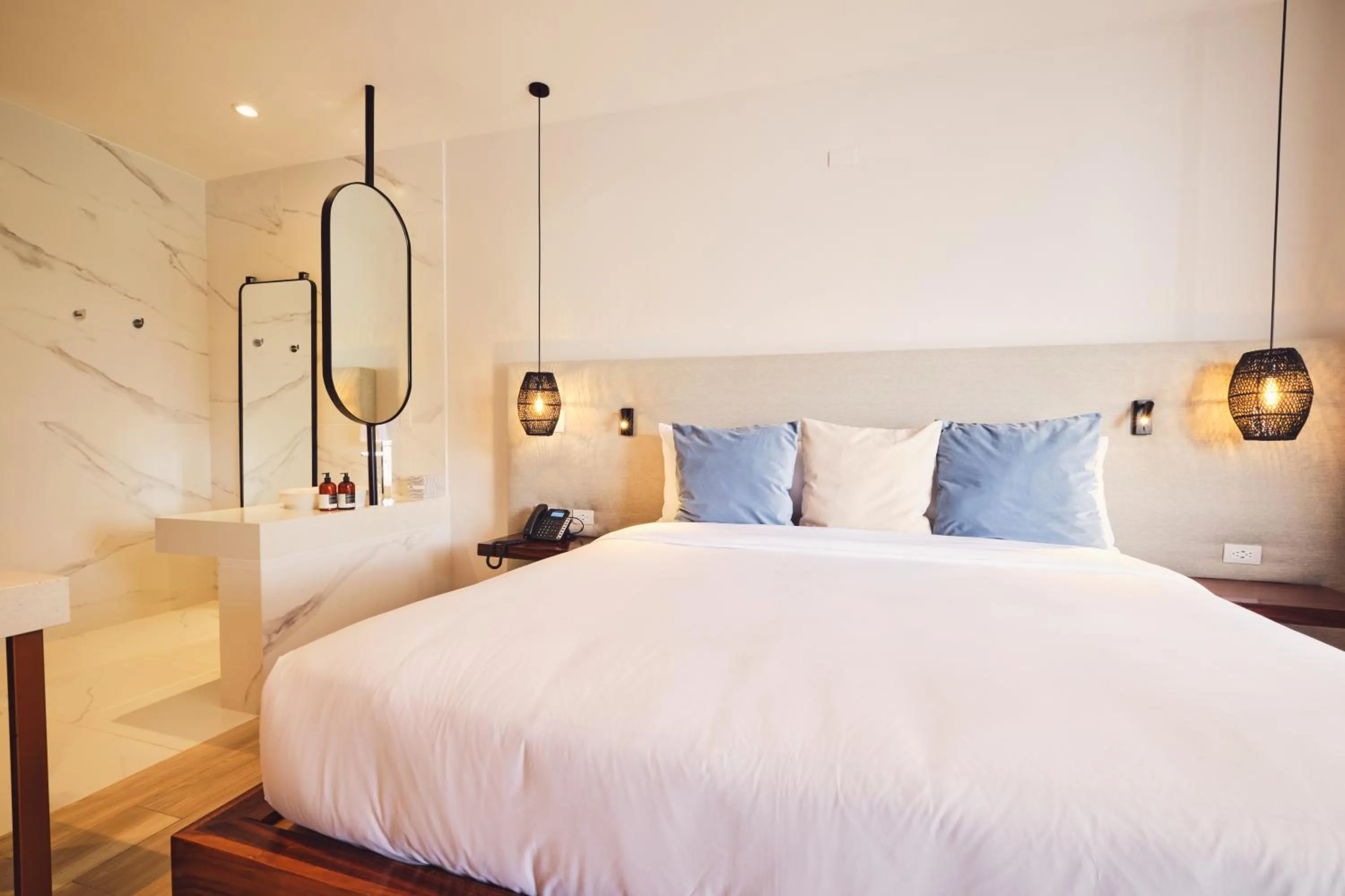 Bed in Ocotea Boutique Hotel