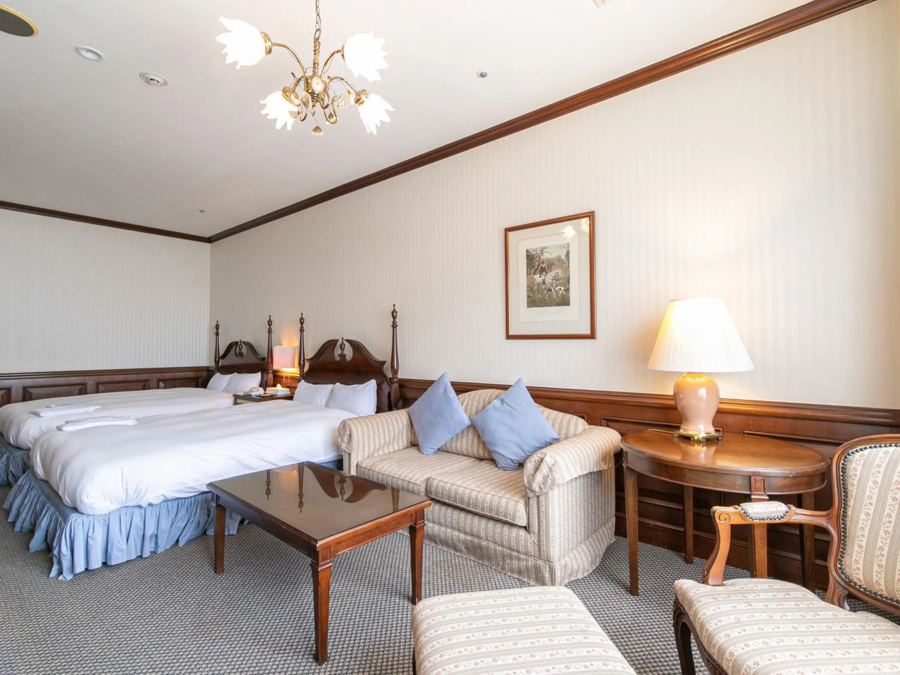 Bed in Victoria Inn Nagasaki