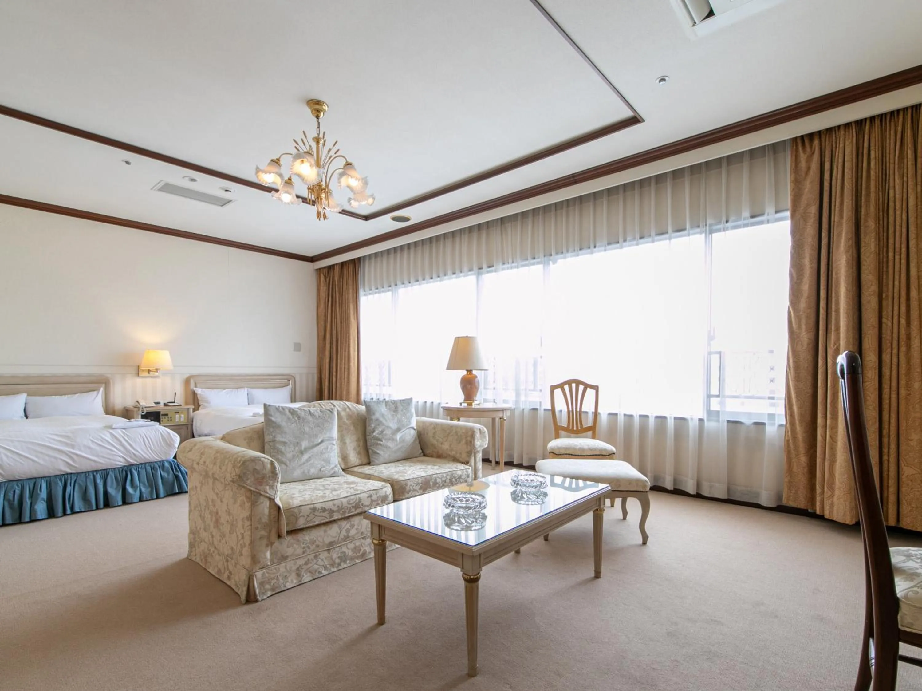 Bed in Victoria Inn Nagasaki