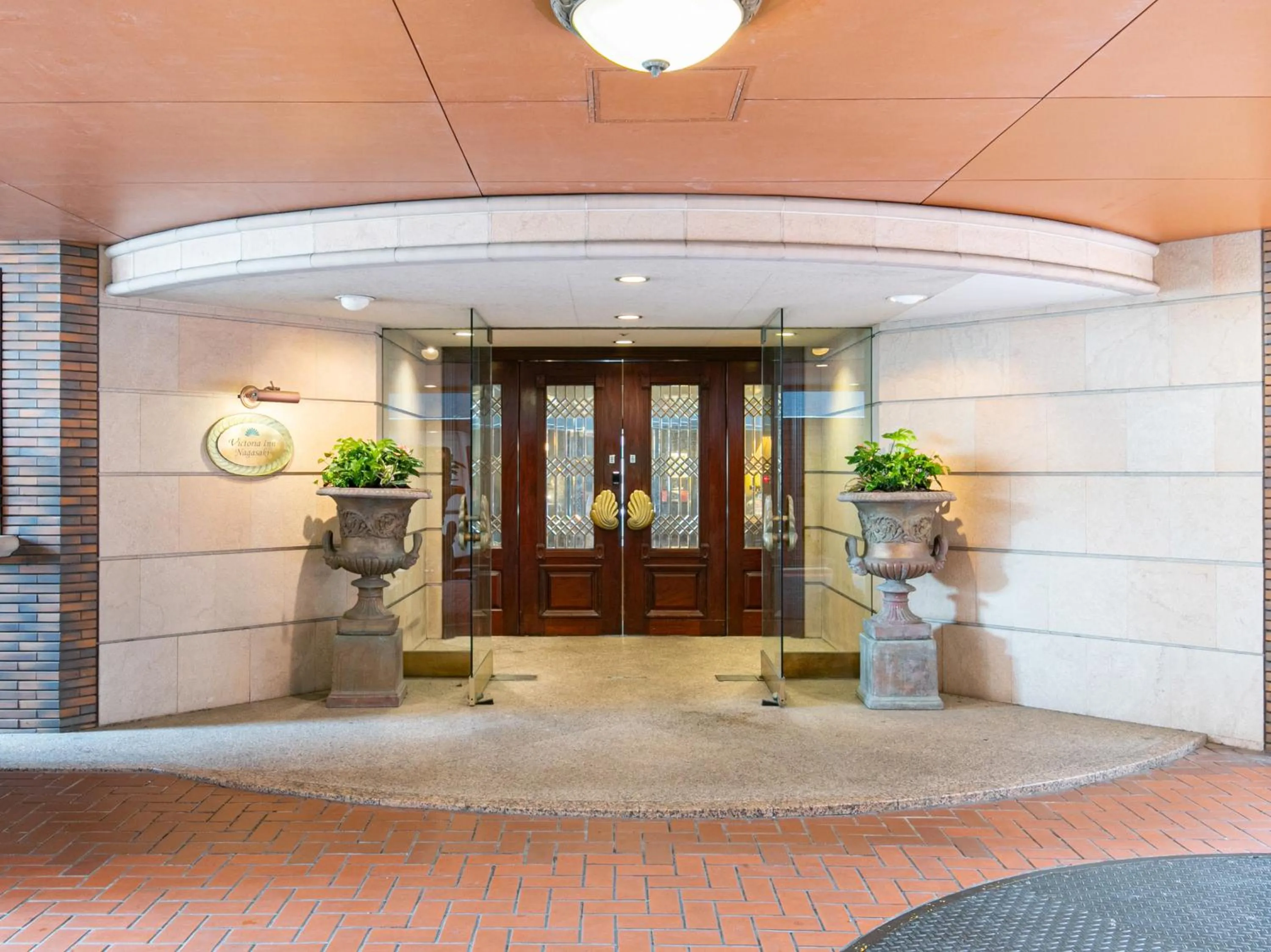 Facade/entrance in Victoria Inn Nagasaki