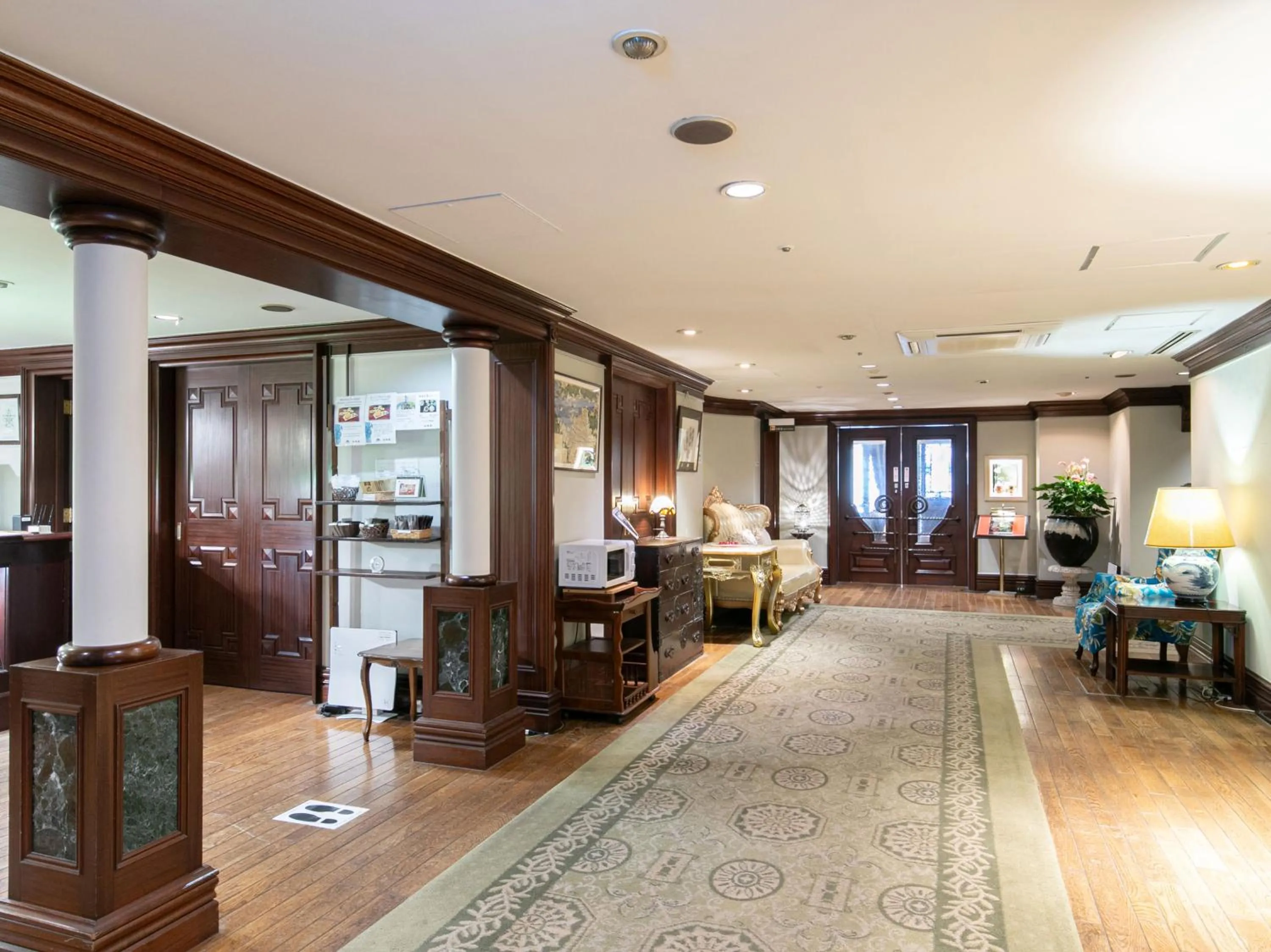 Seating area in Victoria Inn Nagasaki