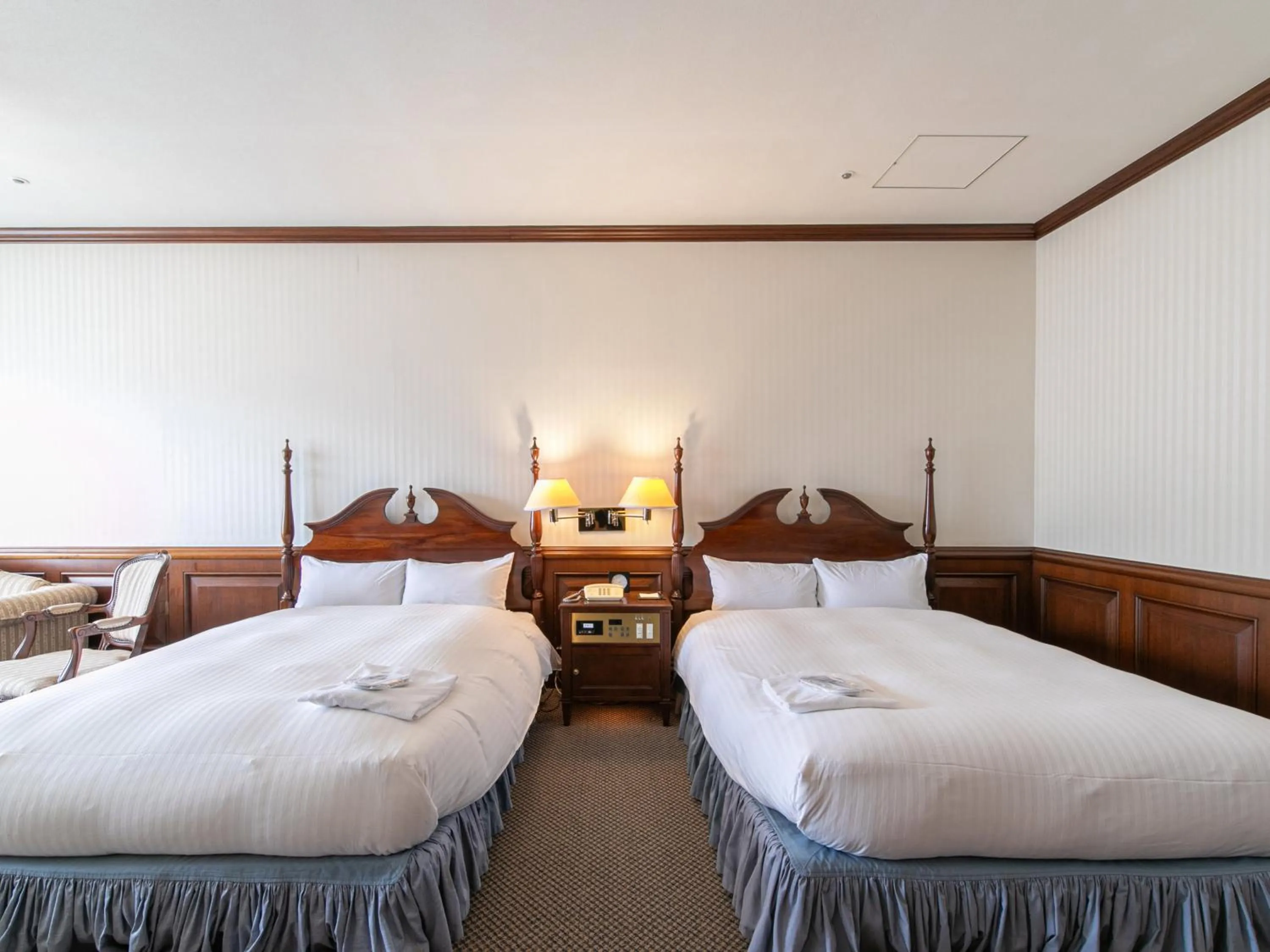 Bed in Victoria Inn Nagasaki