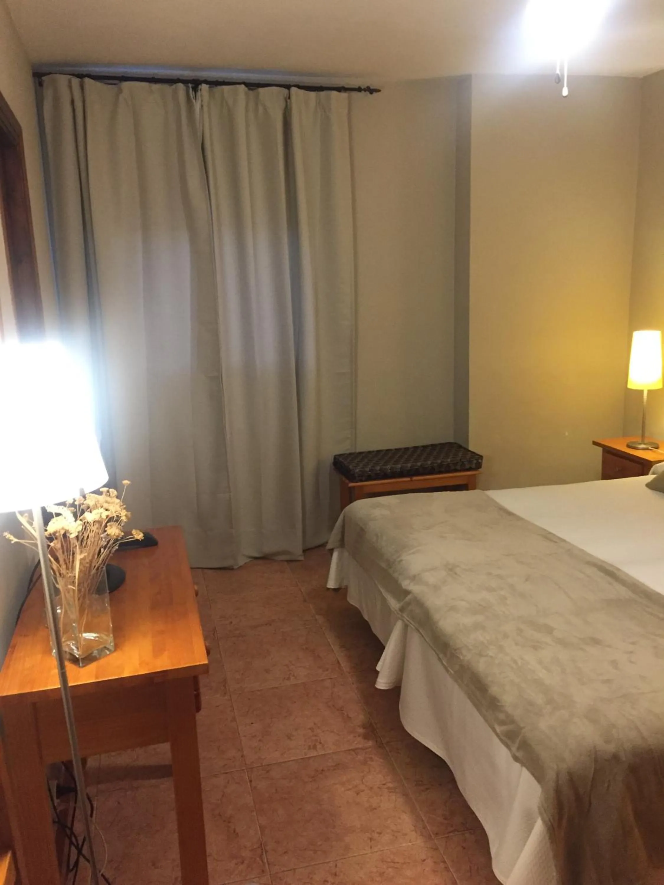 Bed in Hotel Florido