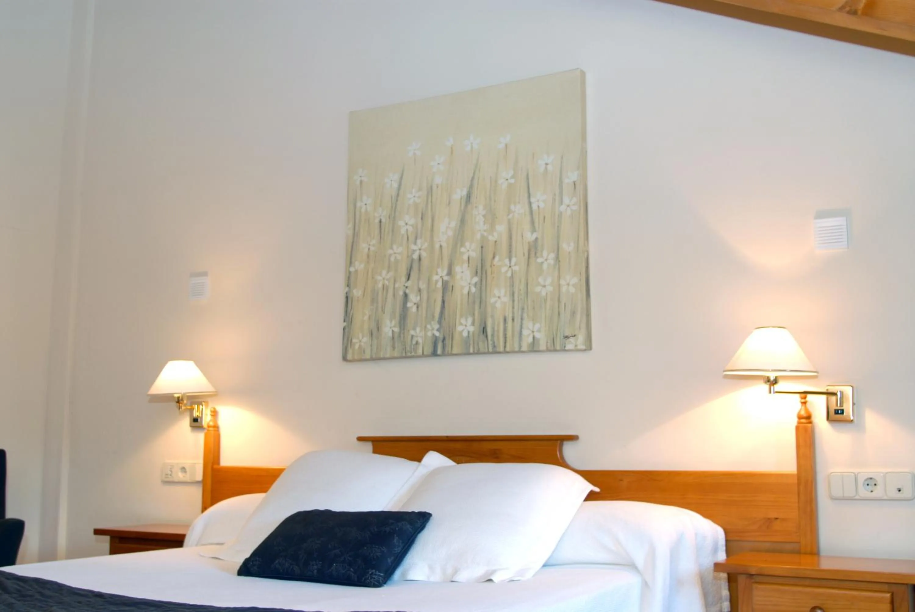 Bed in Hotel Florido