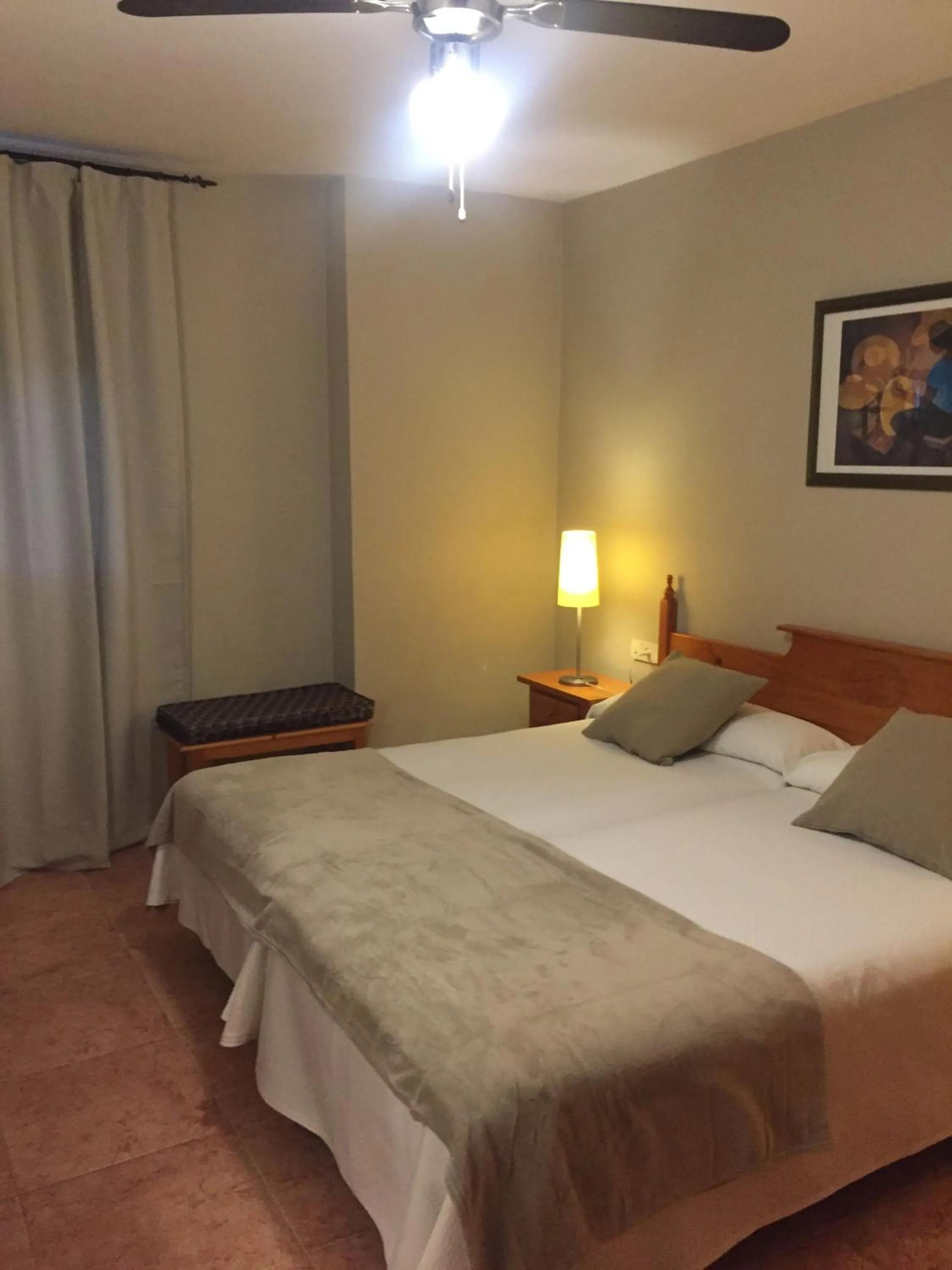 Bed in Hotel Florido