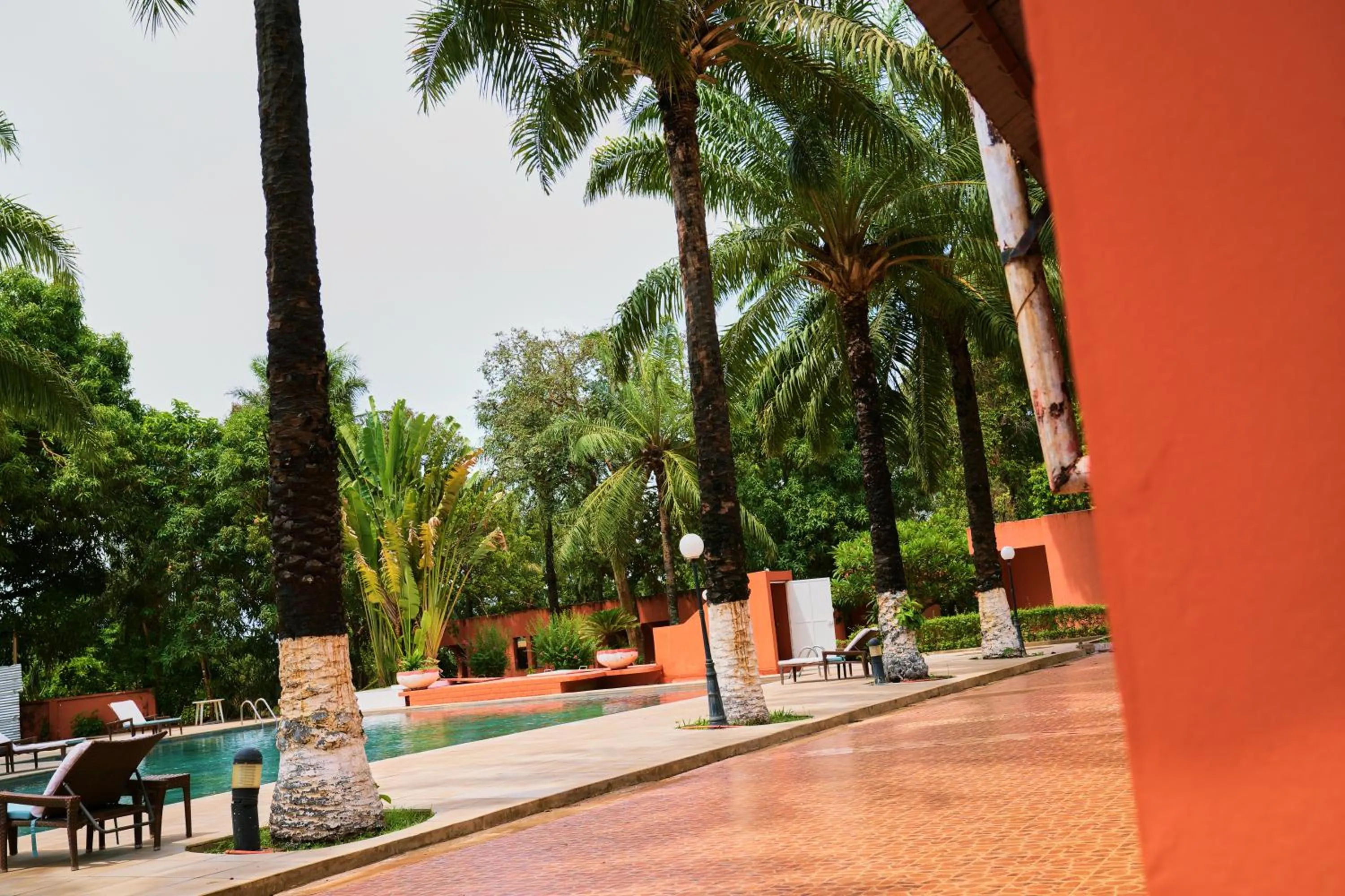 Swimming pool in Dunia Hôtel Bissau