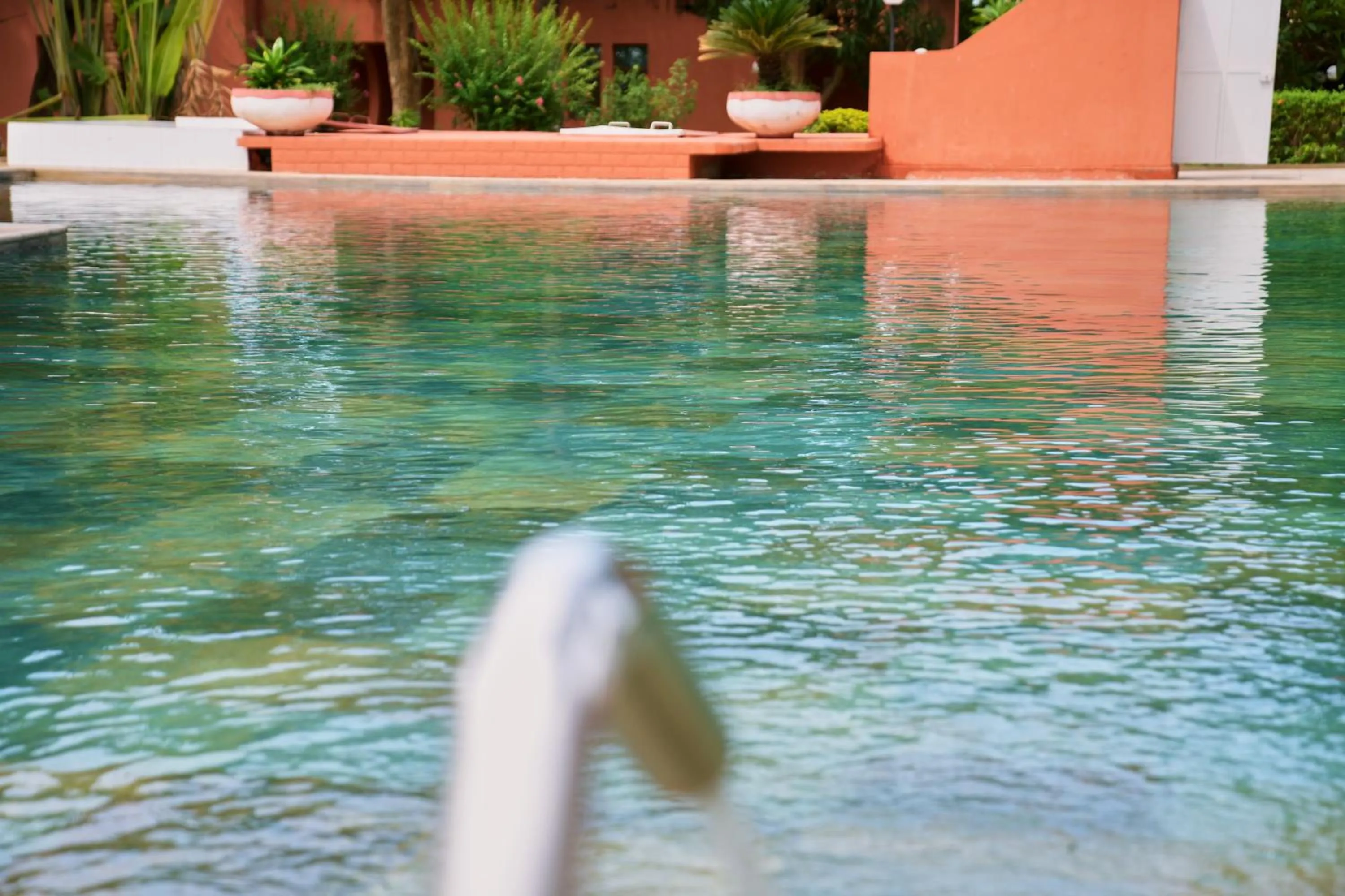 Swimming pool in Dunia Hôtel Bissau