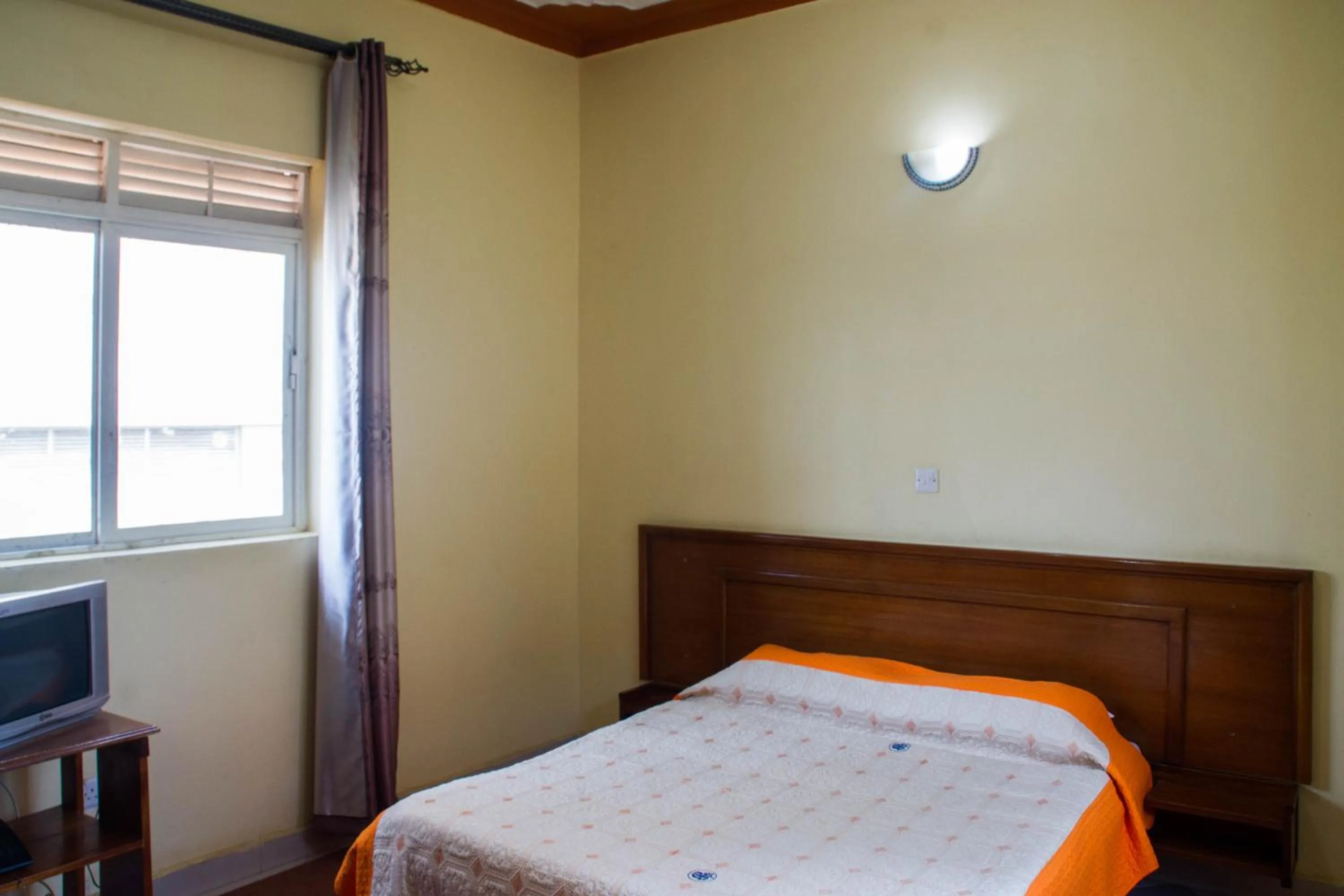 Bed in Pelikan Hotel