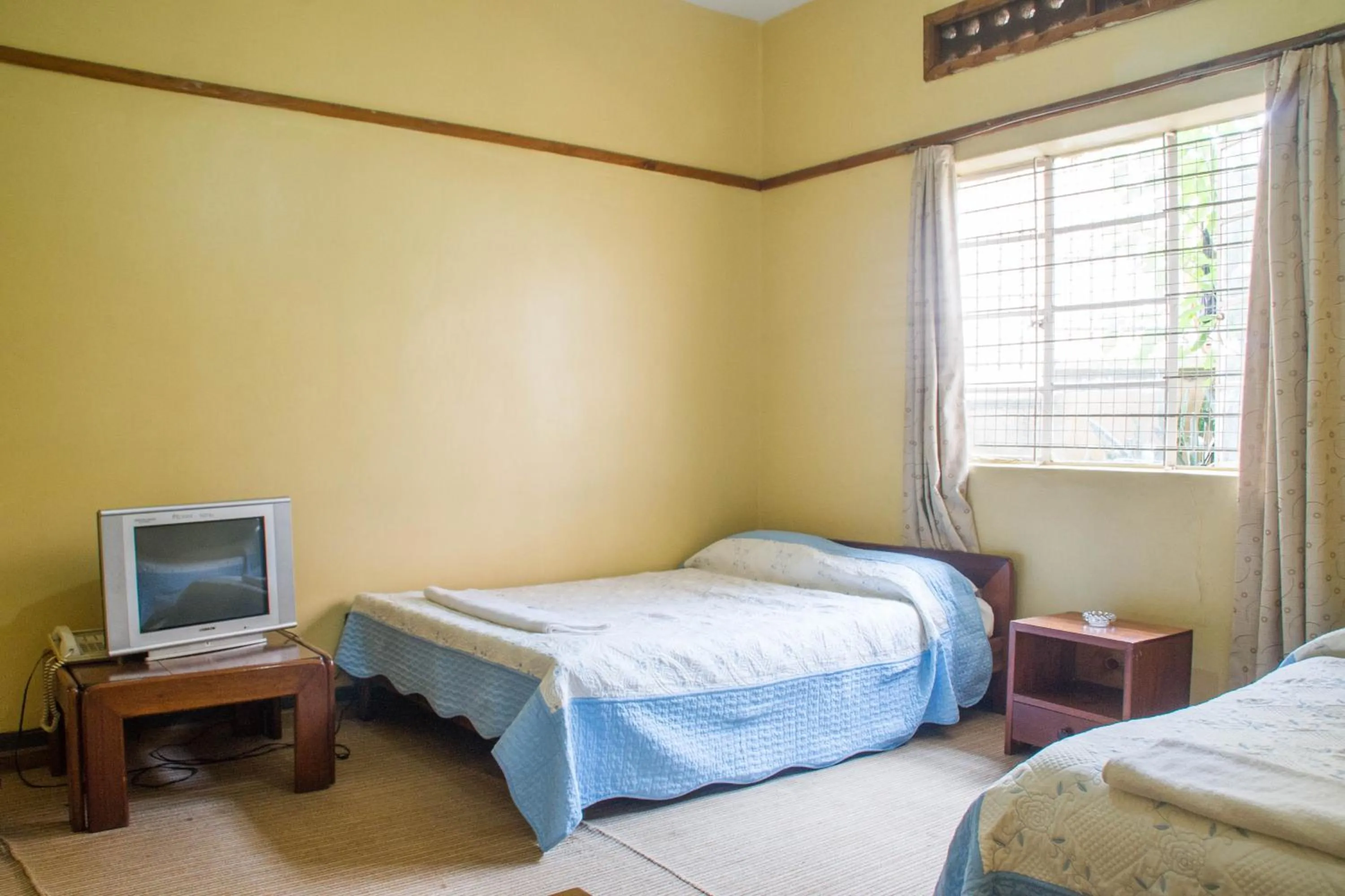 Bed in Pelikan Hotel