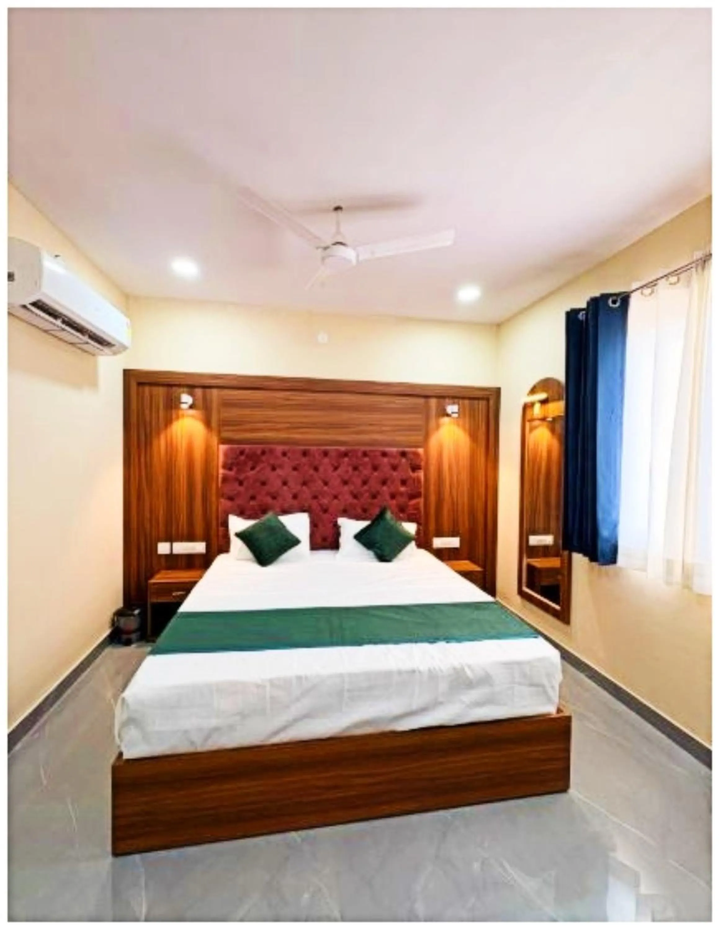 air conditioner, Bed in Hotel Jay ambey palace In Jaipur