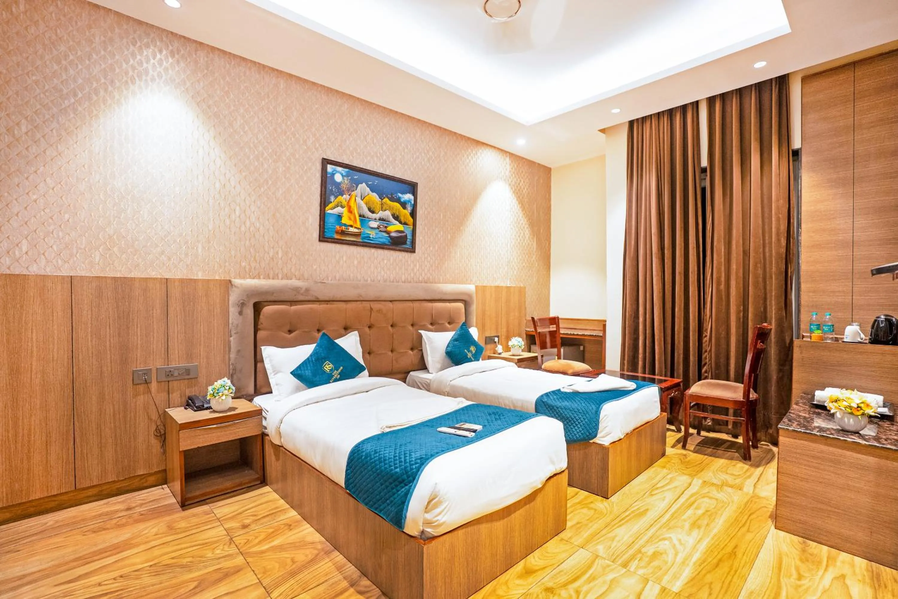 Bed in The Riverstone Inn