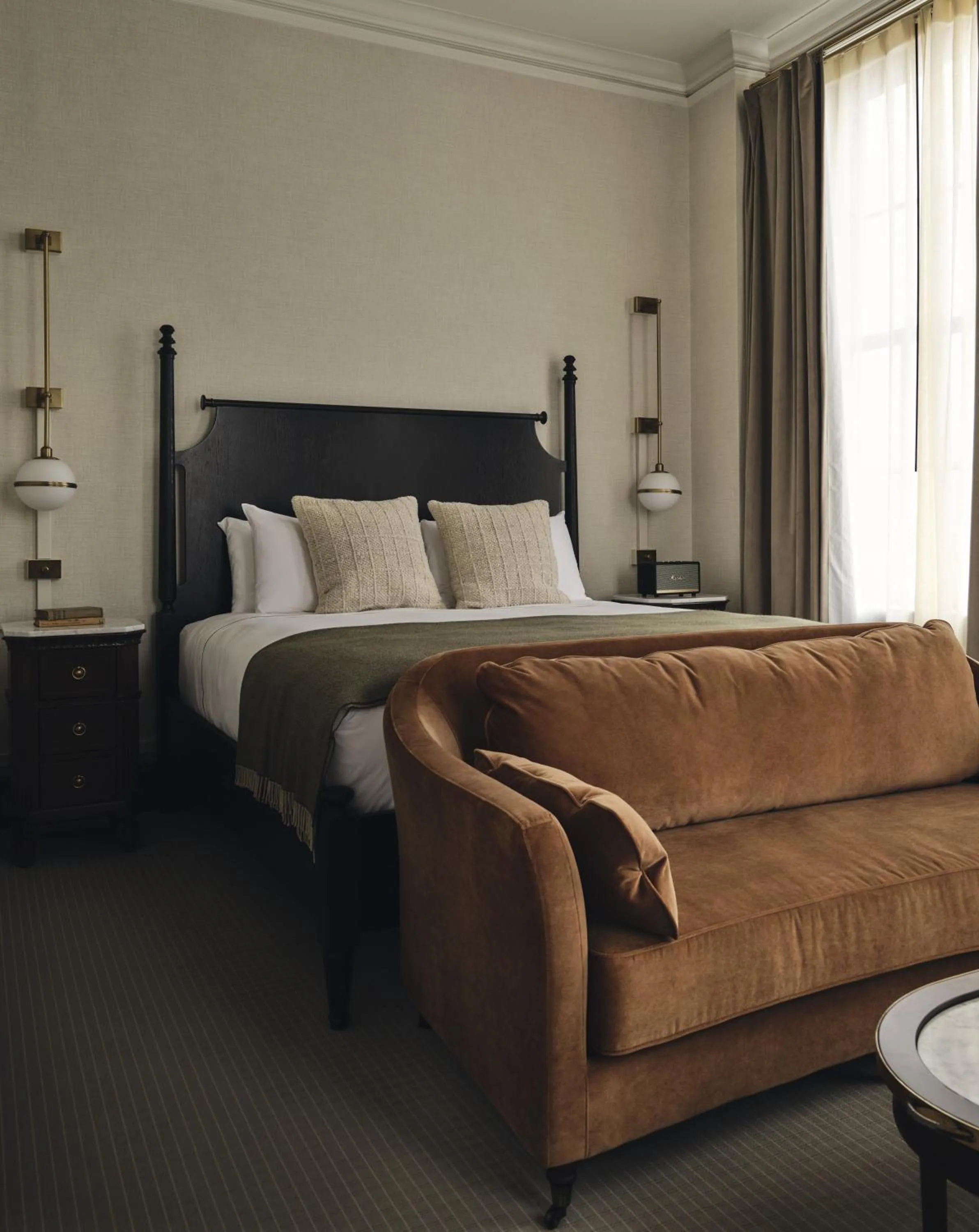 Seating area, Bed in Hotel 1928