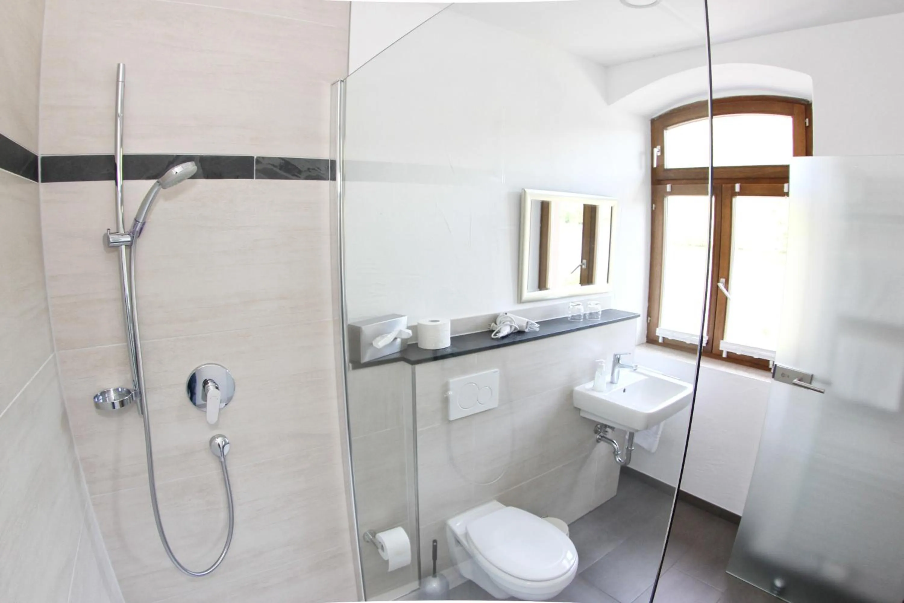 Bathroom in Hotel- Weingut- Moselloreley