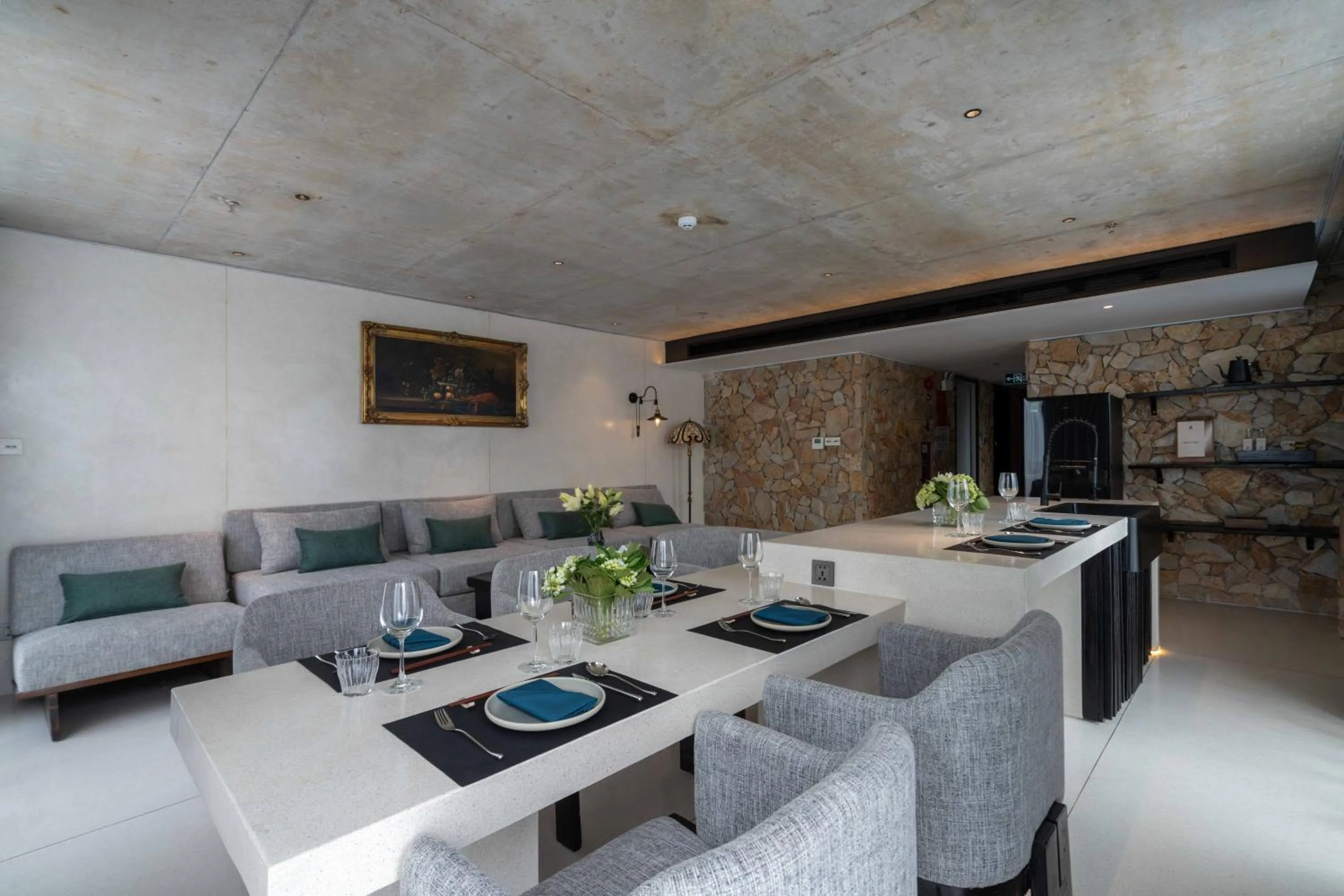 Living room in Hôtel de Soie