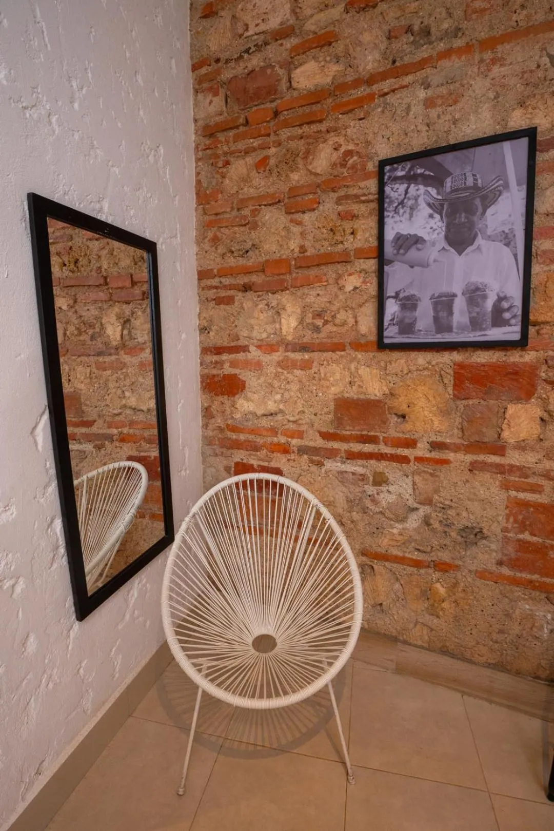 Decorative detail in Hotel Casa Agena