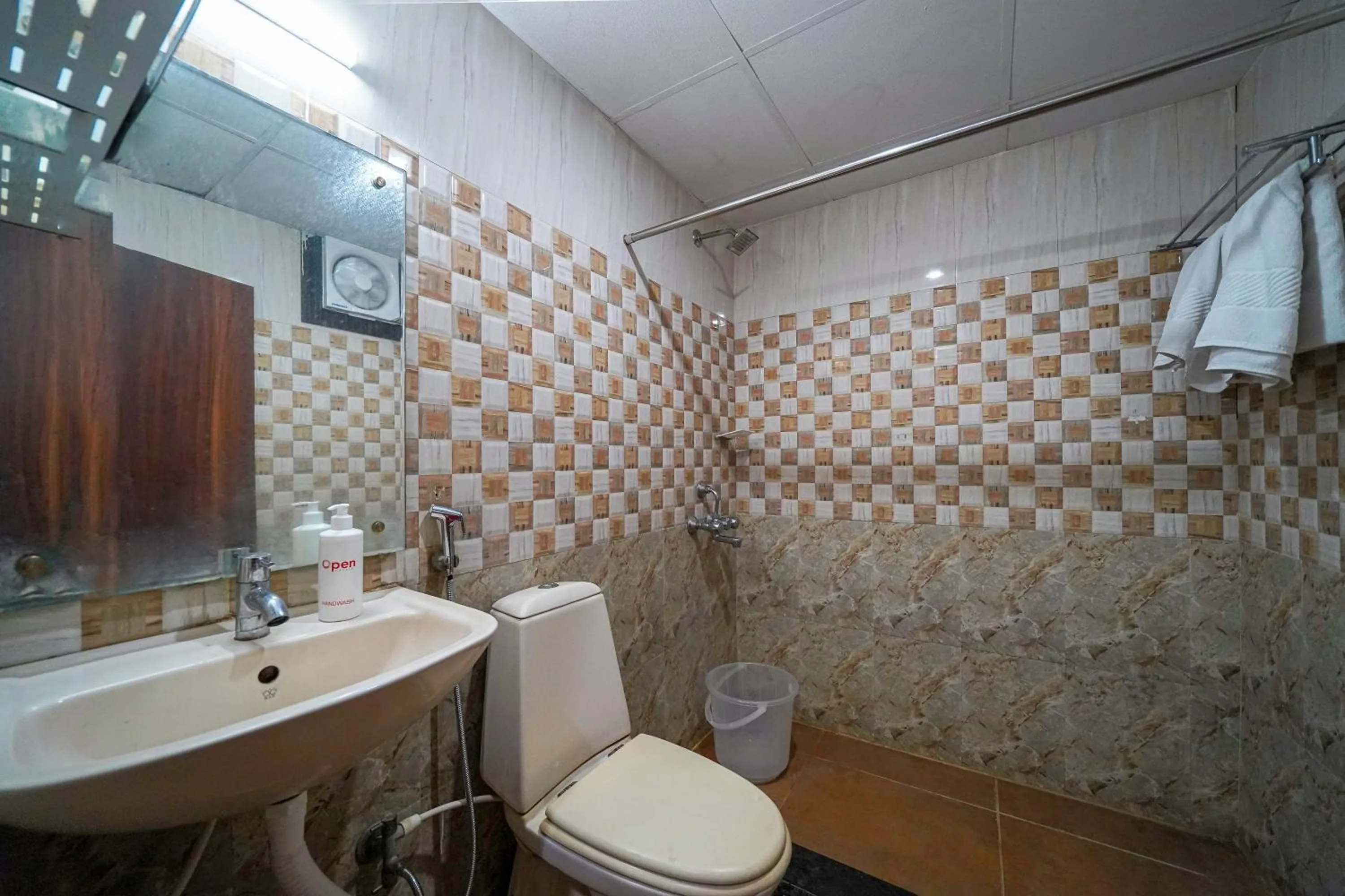 Shower in Open Hotel by Olive - Oceanic Vibes Hotel - RK Beach