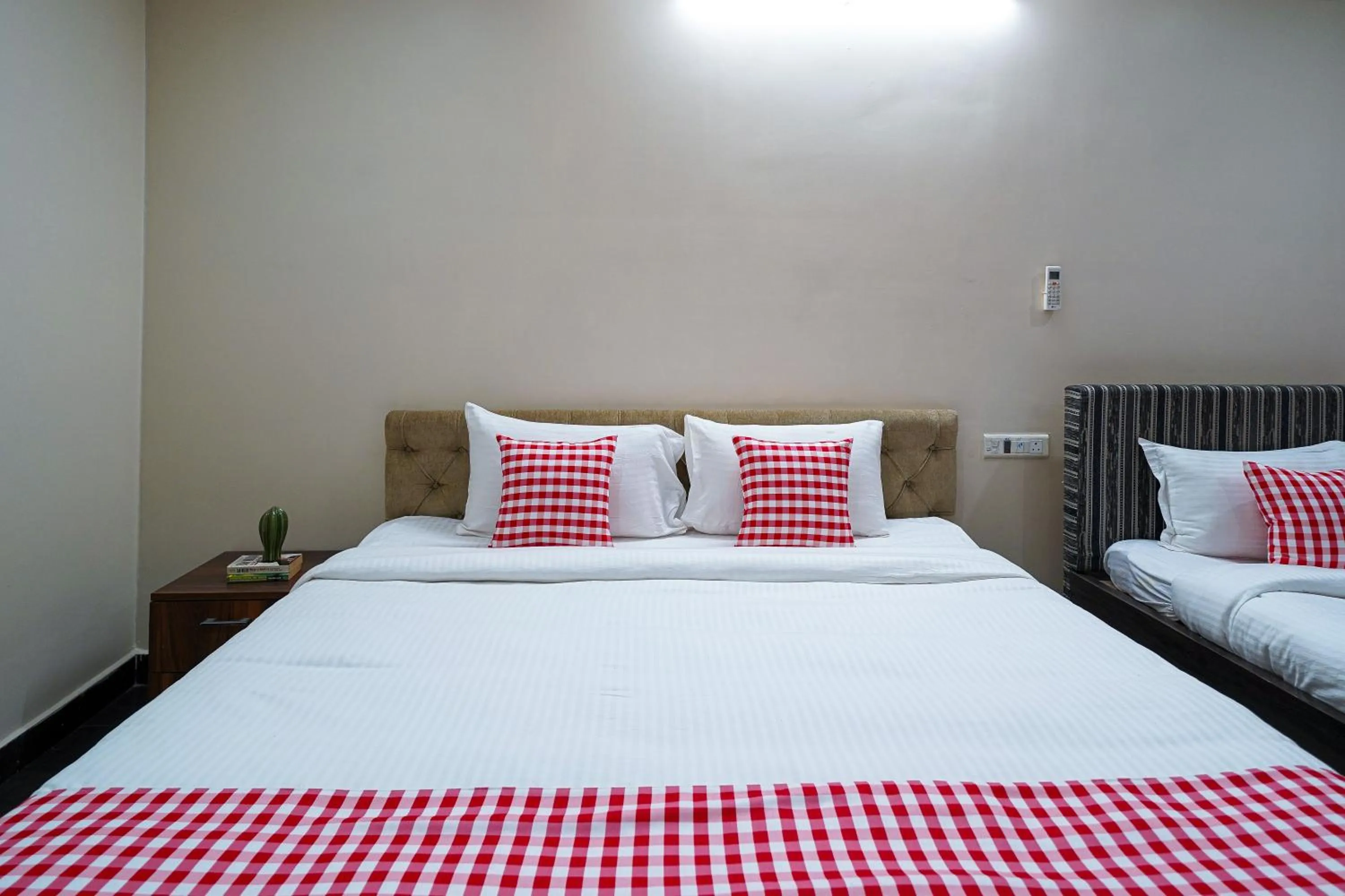Bedroom, Bed in Open Hotel by Olive - Oceanic Vibes Hotel - RK Beach