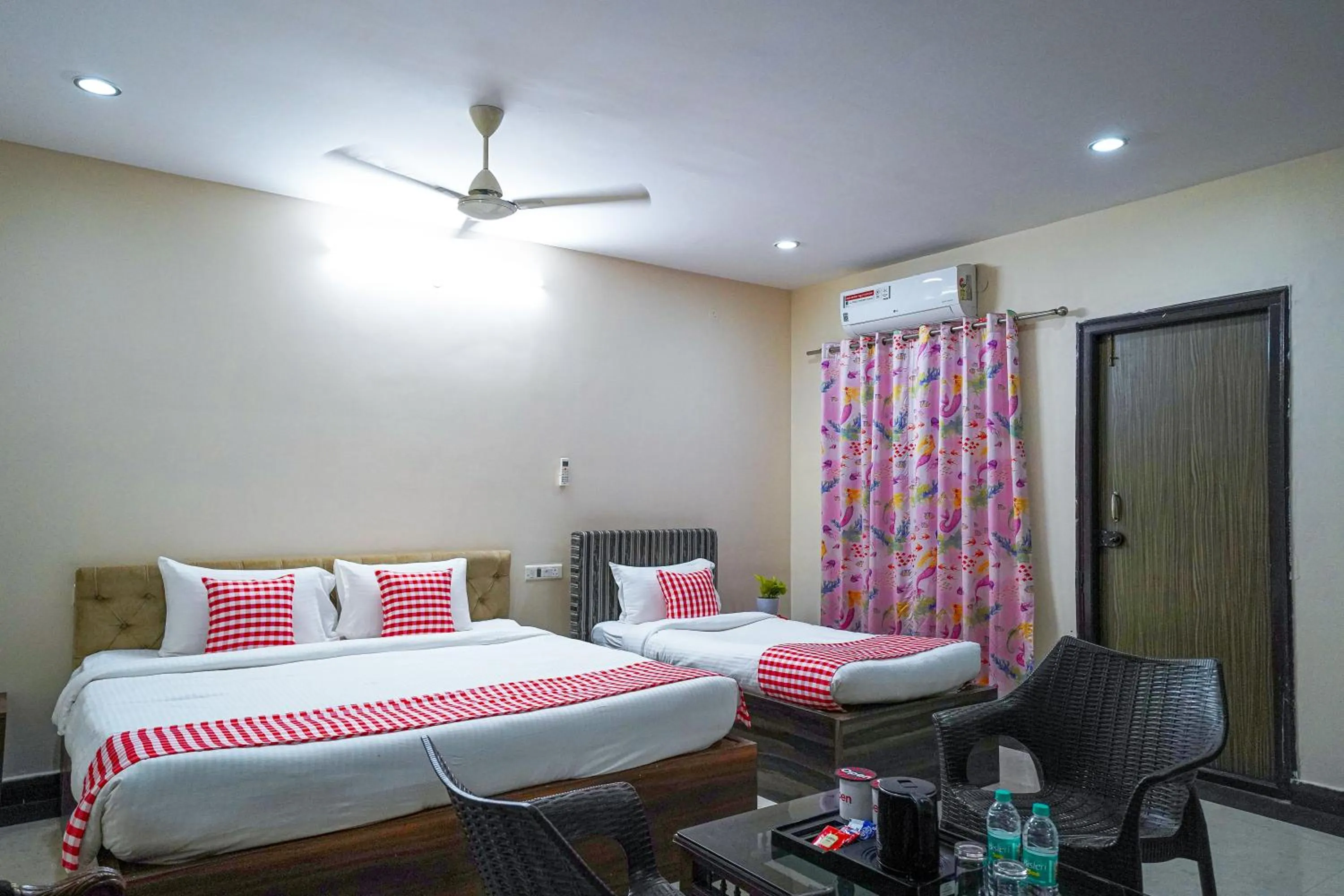 Bedroom, Bed in Open Hotel by Olive - Oceanic Vibes Hotel - RK Beach