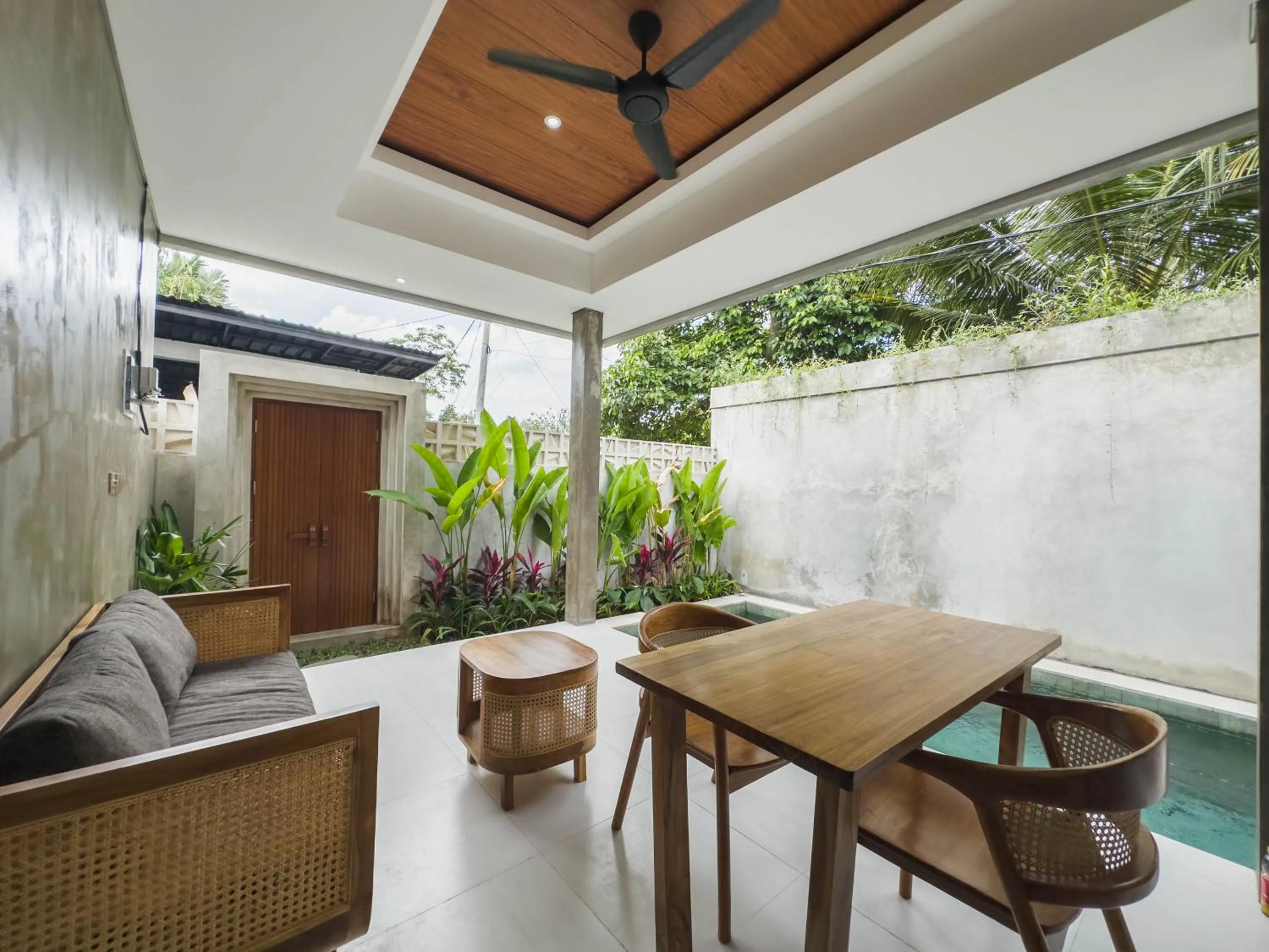 Living room in Davaya Villas Ubud