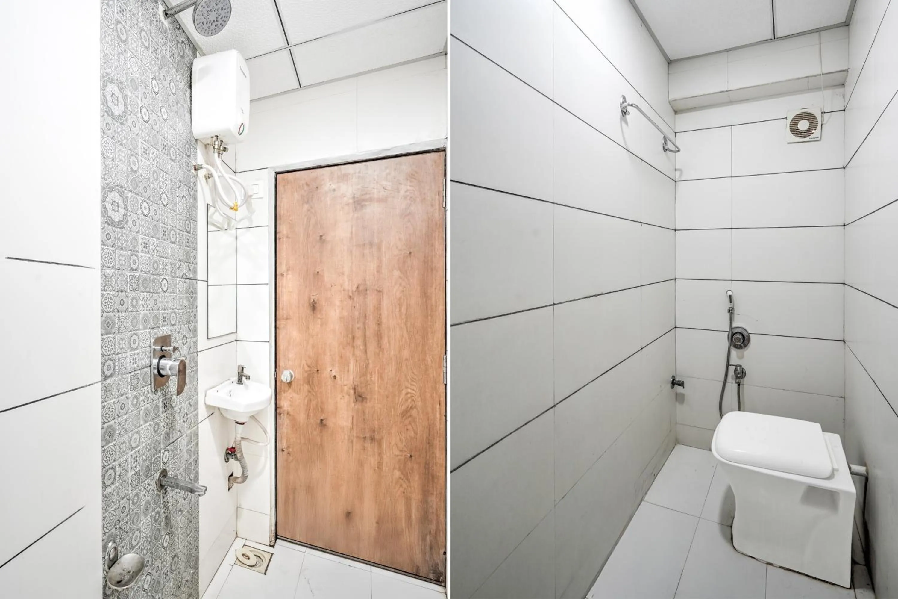 Bathroom in Hotel O Sneh Rashmi Botanical Garden Surat Formerly Stadium Plaza