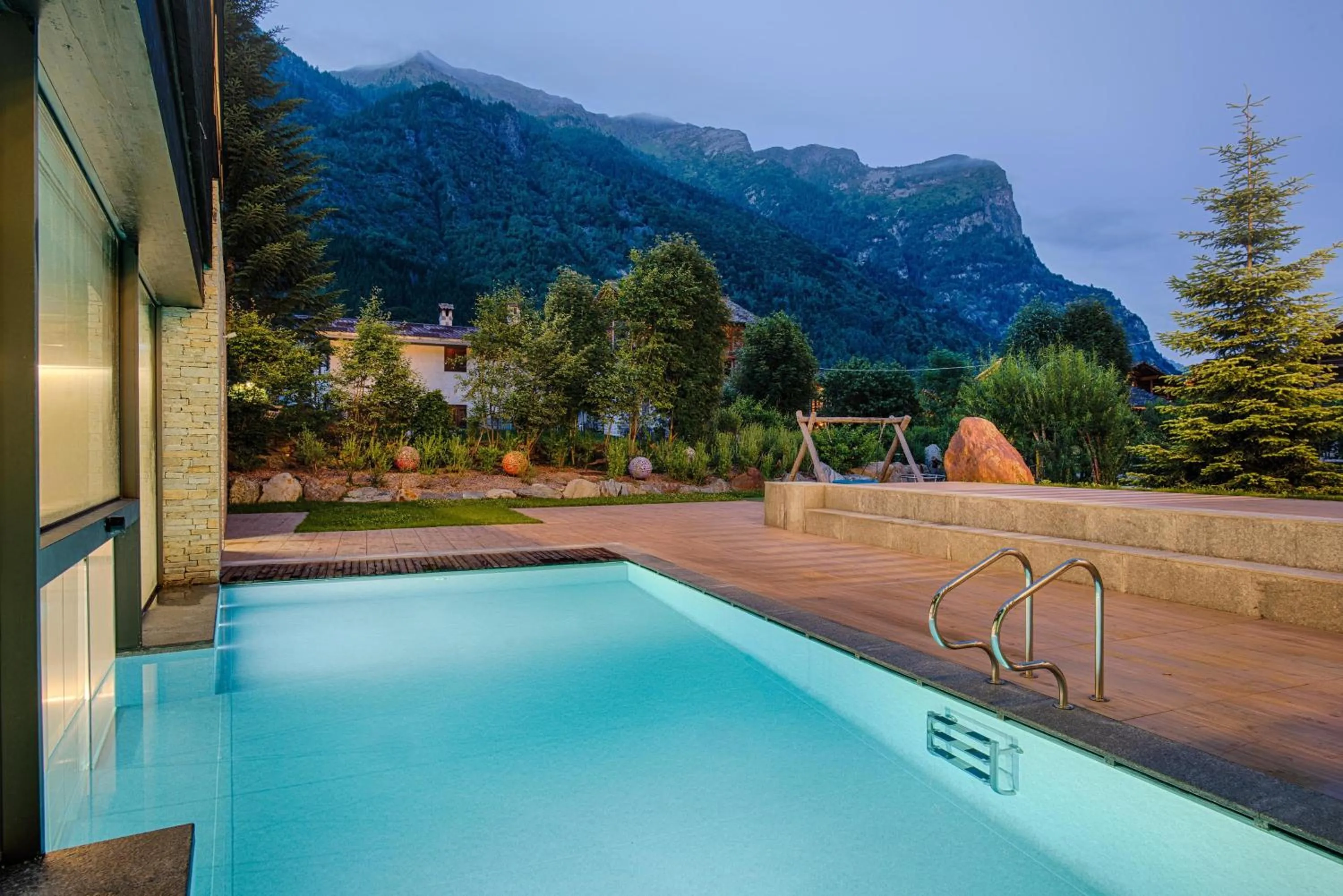 Spa and wellness centre/facilities in NH Collection Alagna Mirtillo Rosso