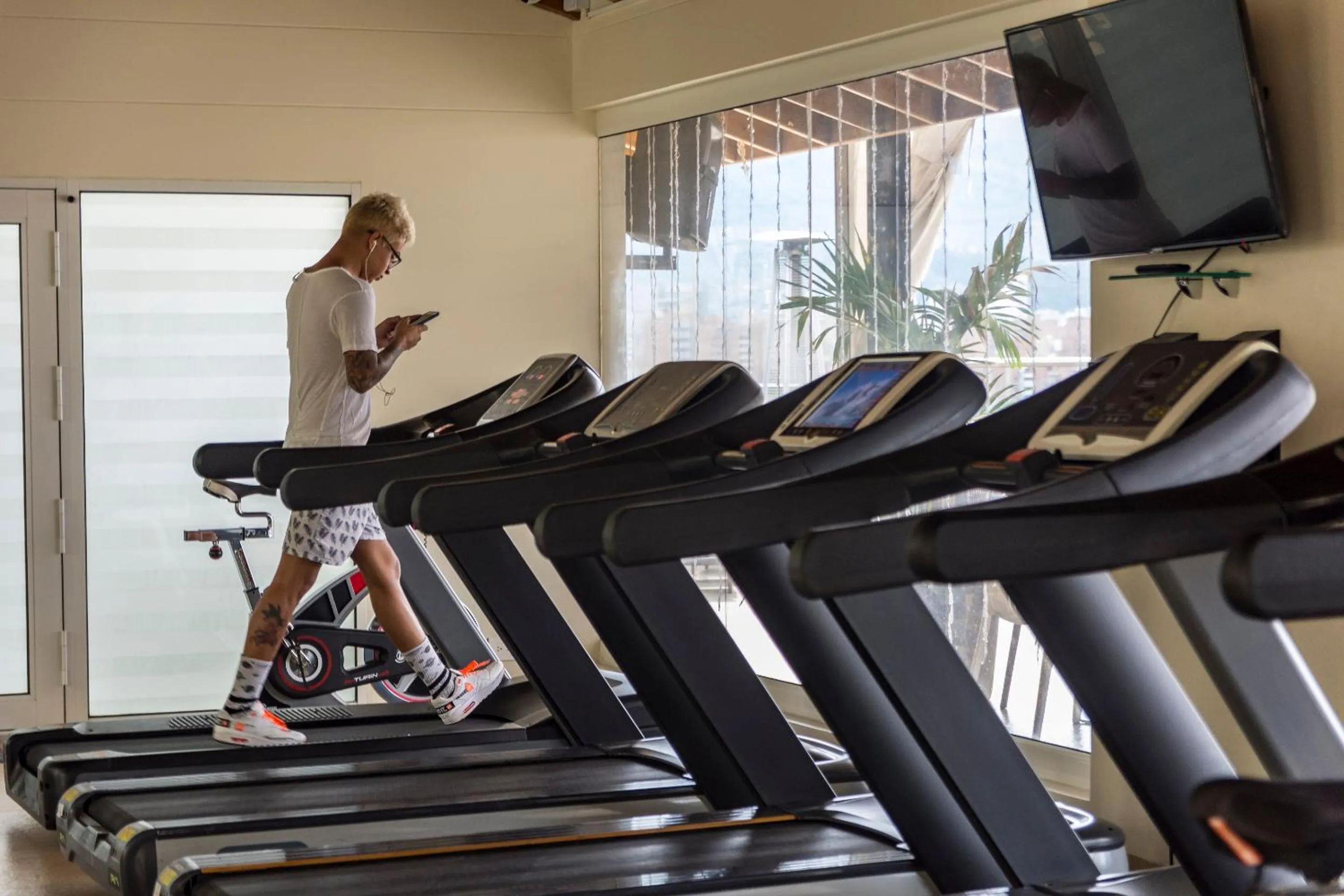 Fitness centre/facilities in Hotel Dorado La 70