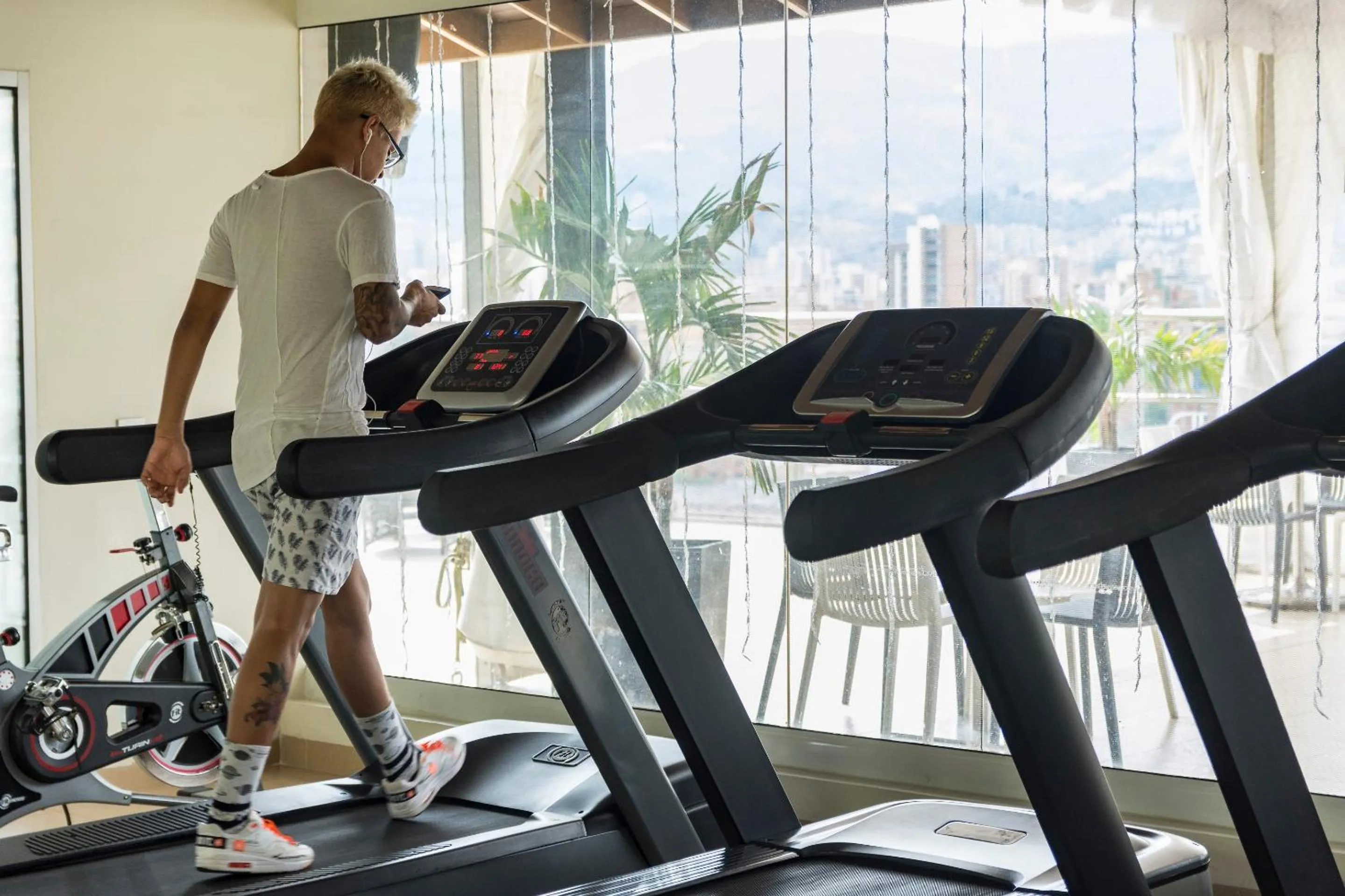 Fitness centre/facilities in Hotel Dorado La 70