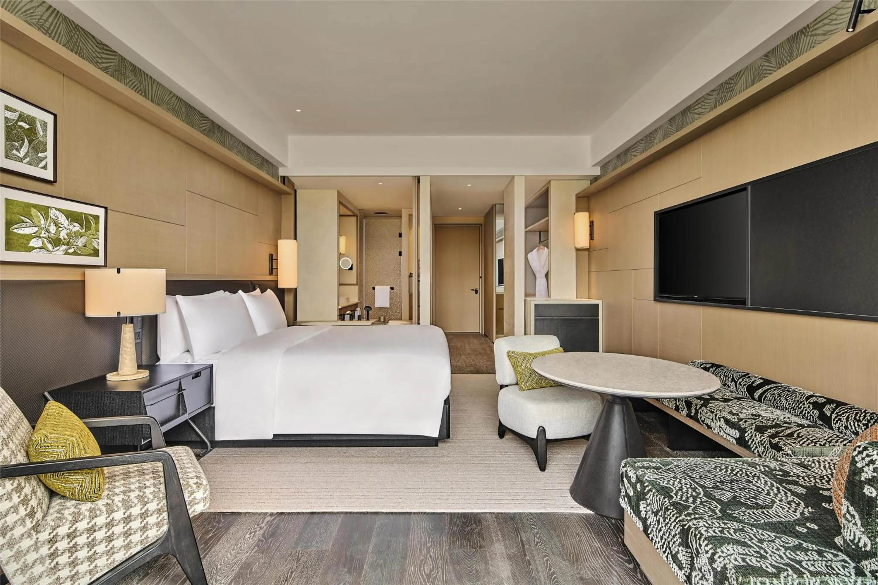 Bed in Shu Hua Hotel Tianmu Mountain, Curio Collection By Hilton