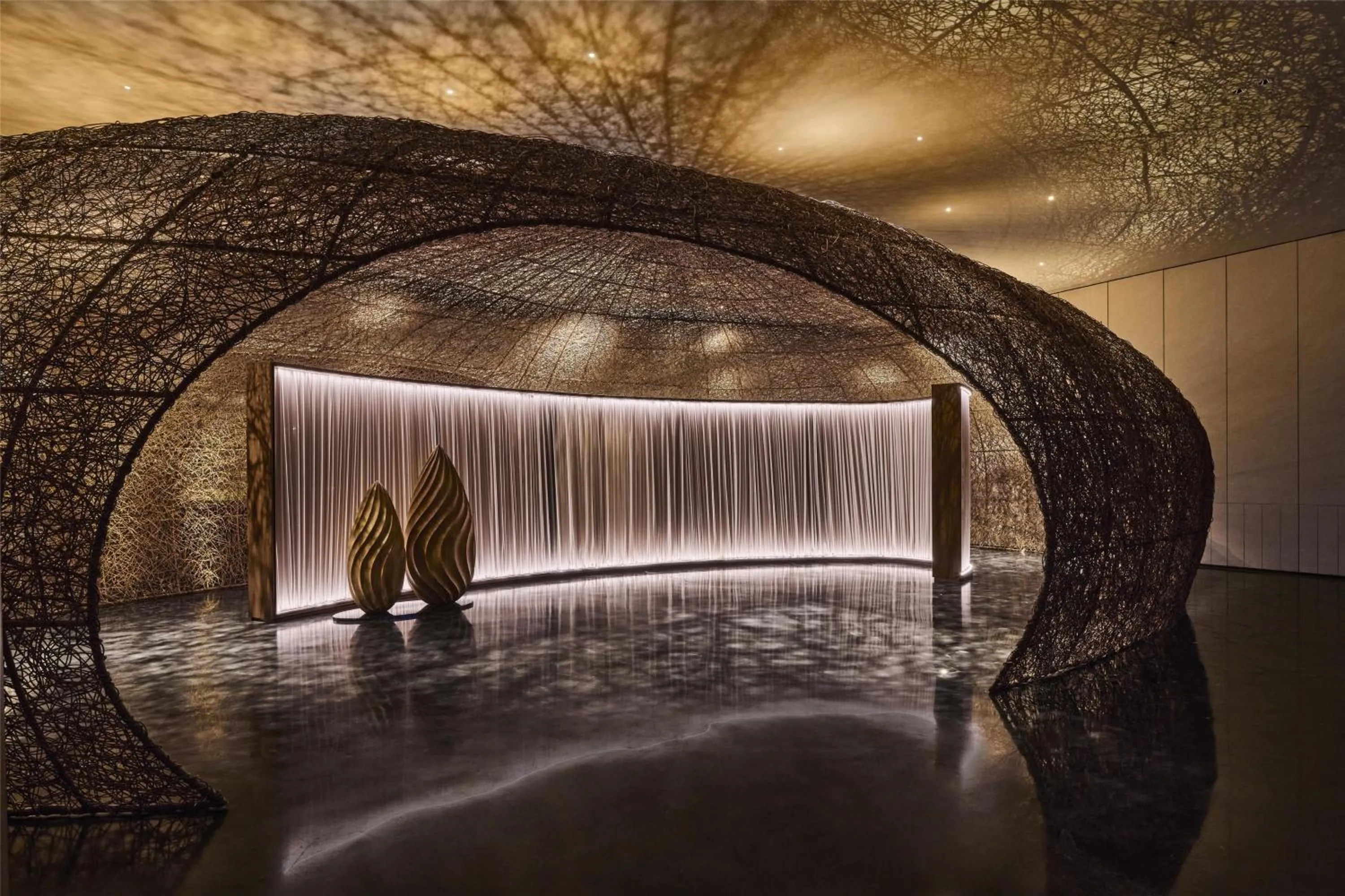 Lobby or reception in Shu Hua Hotel Tianmu Mountain, Curio Collection By Hilton
