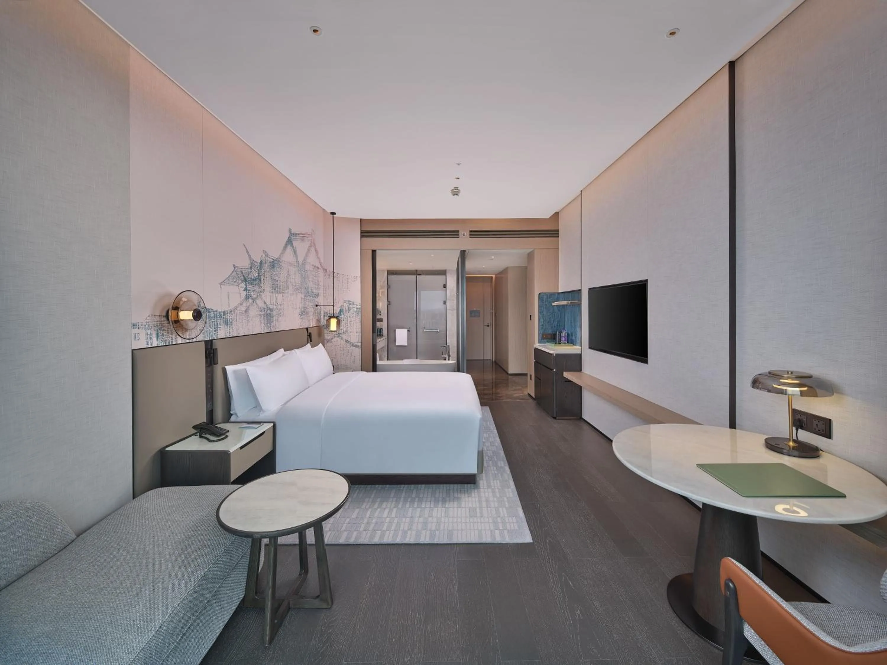 Bed in Hilton Huizhou