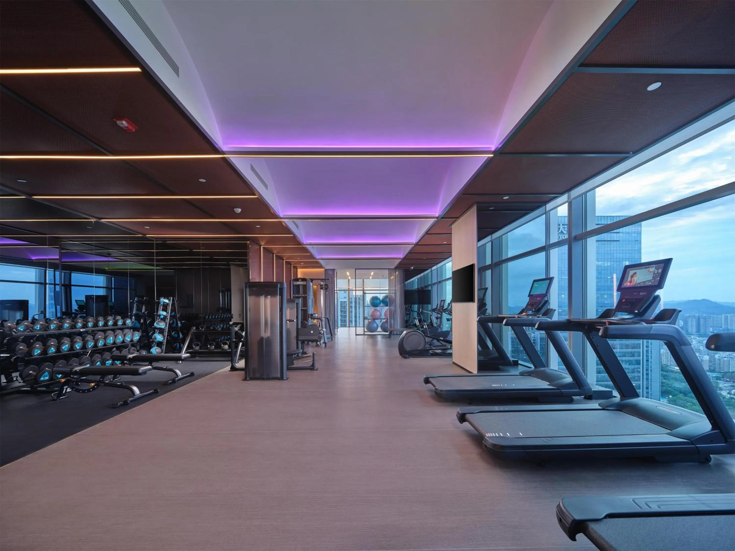 Fitness centre/facilities in Hilton Huizhou