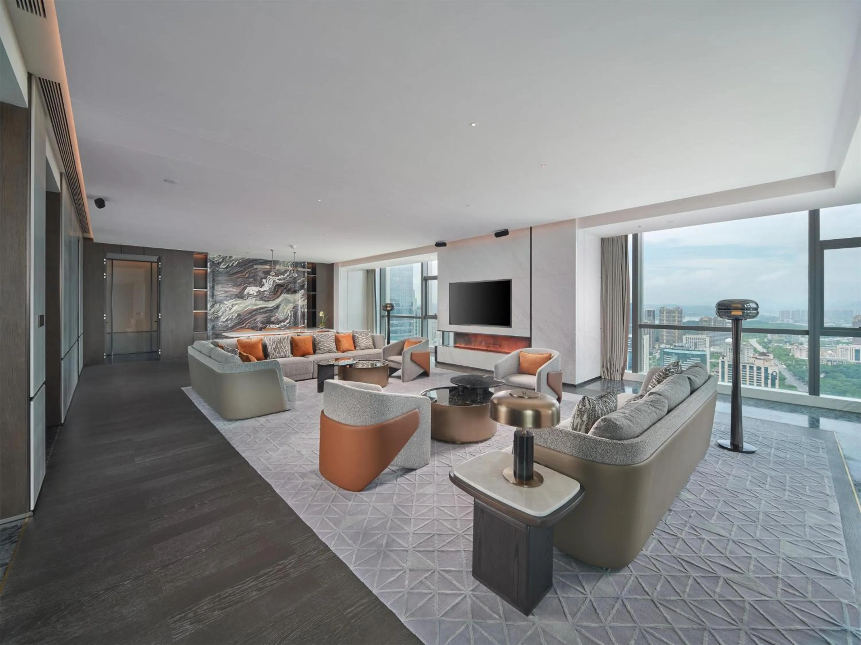 Living room in Hilton Huizhou