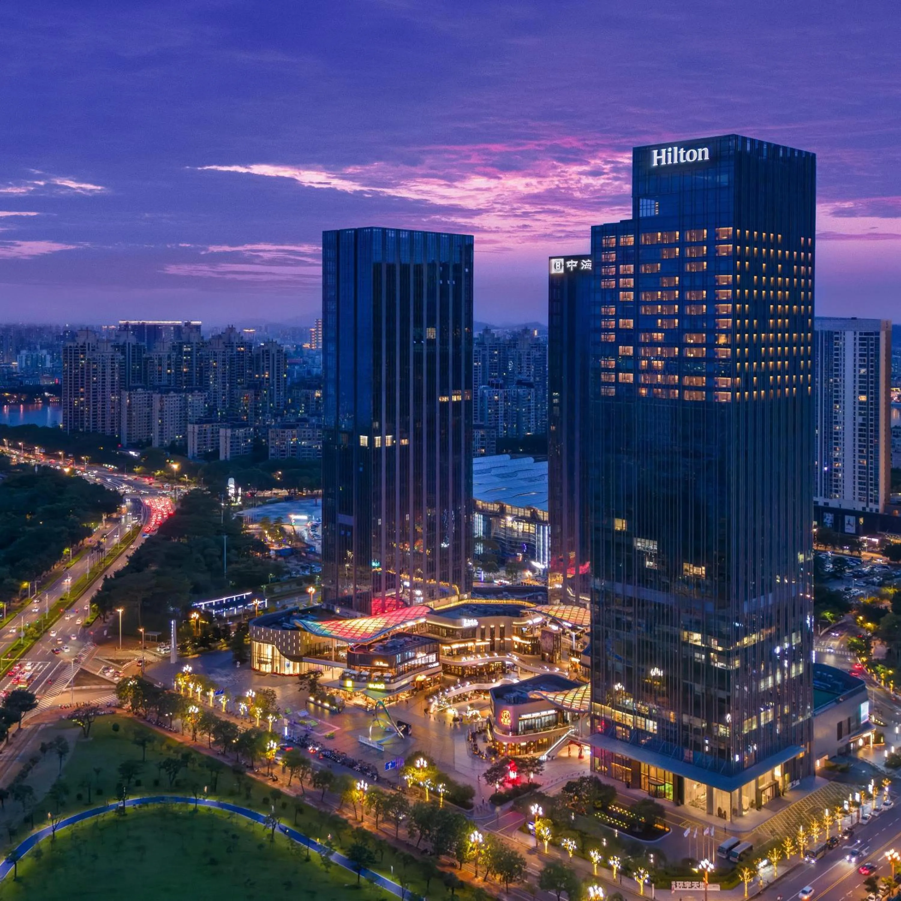 Property building in Hilton Huizhou