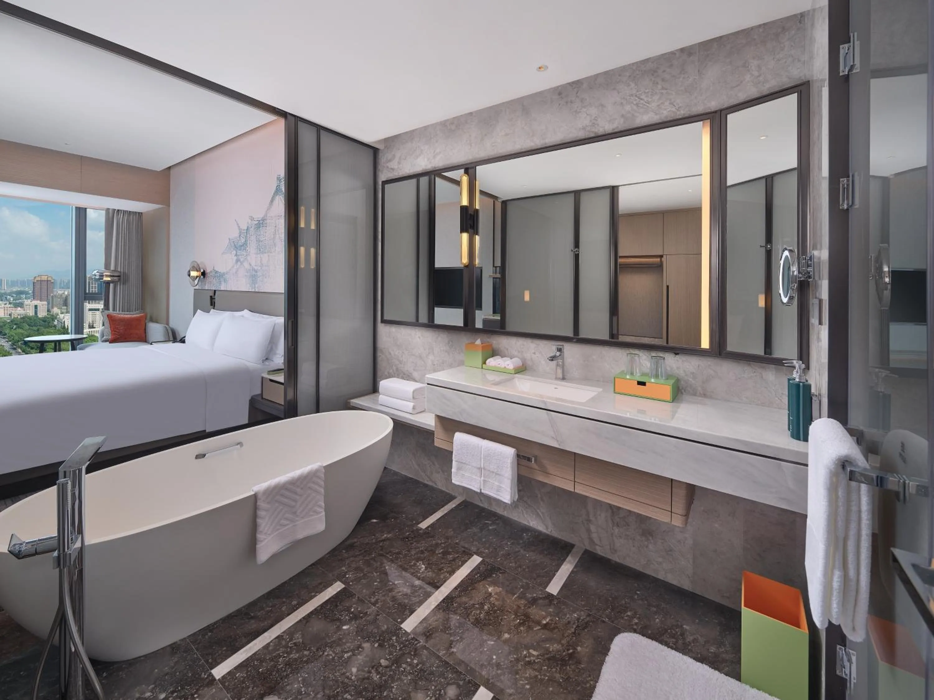 Bed in Hilton Huizhou