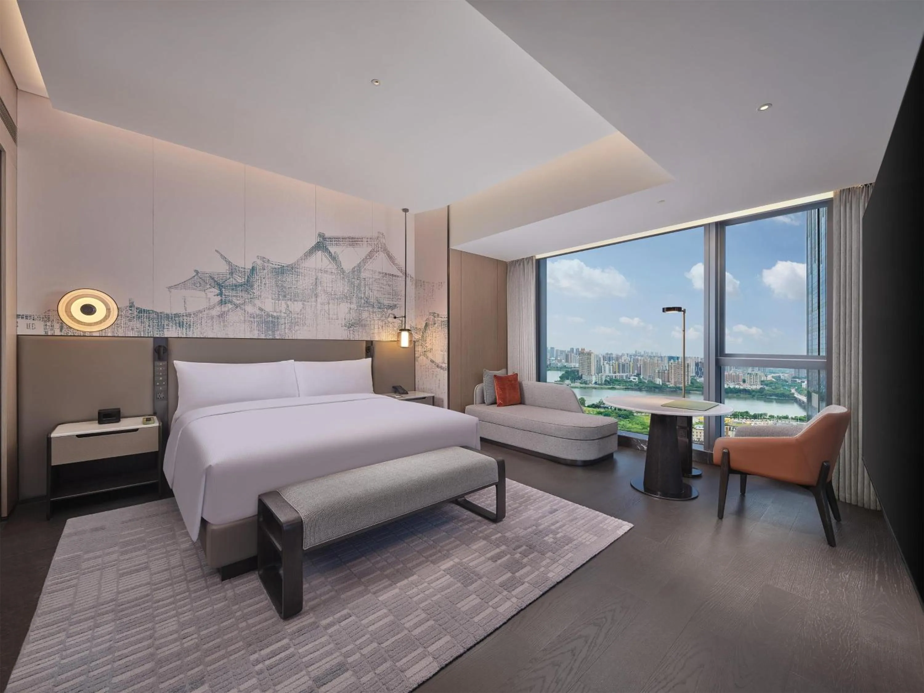 Bed in Hilton Huizhou